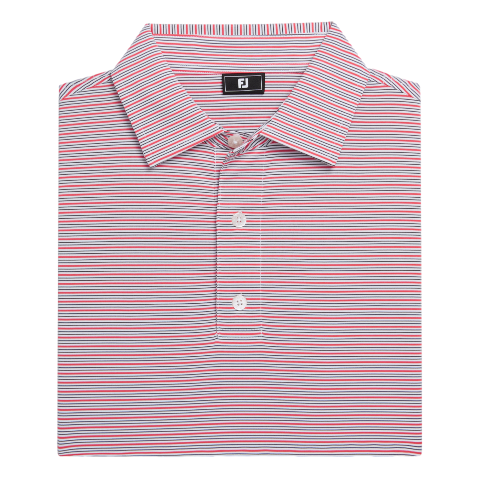 Emory Stripe Lisle Polo Shirt
