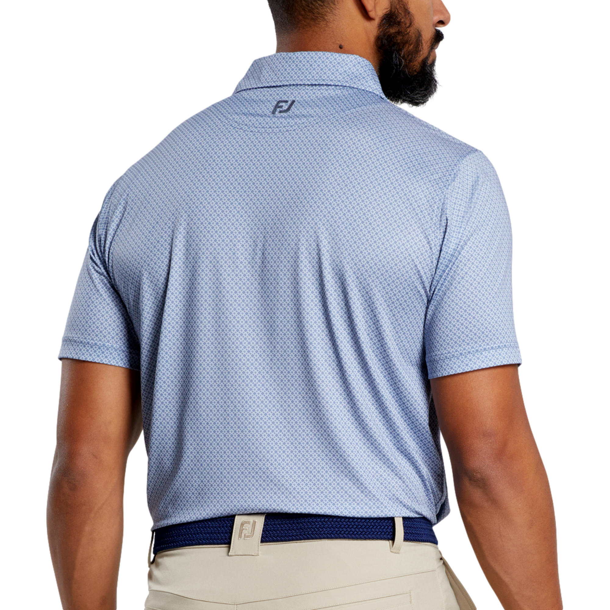 Loop Print Lisle Polo Shirt