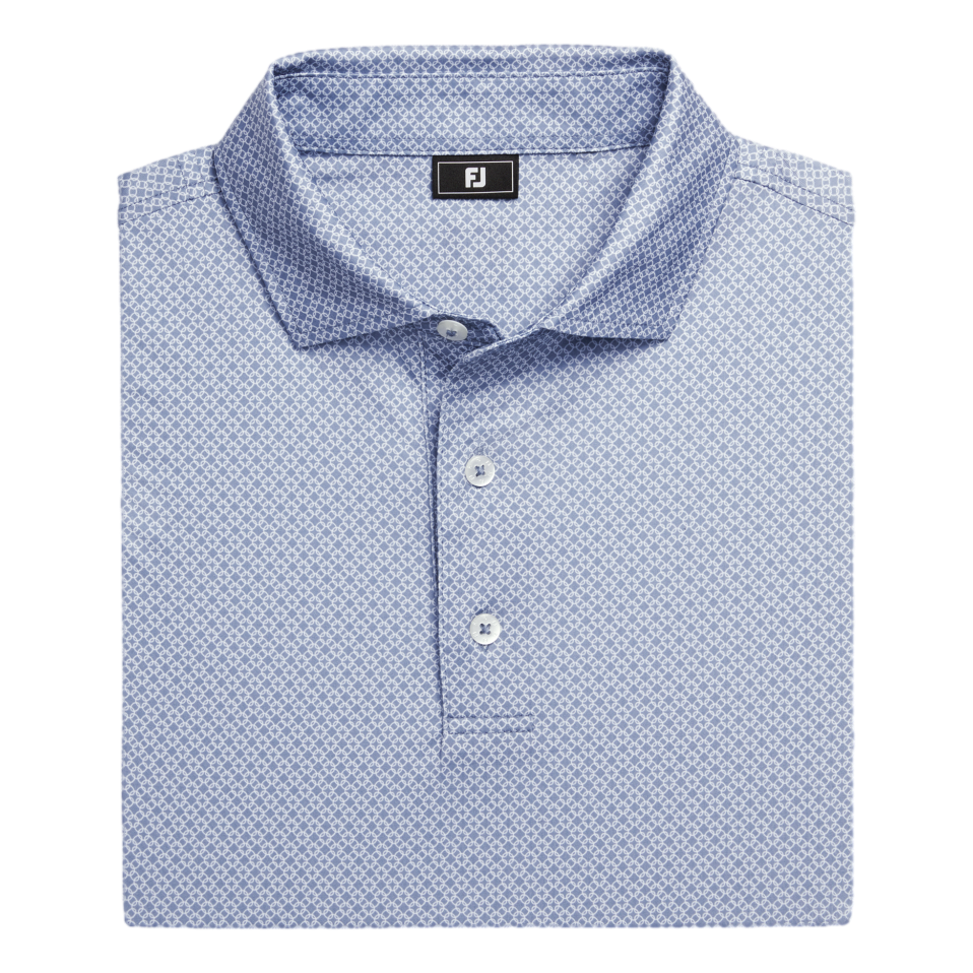 Loop Print Lisle Polo Shirt