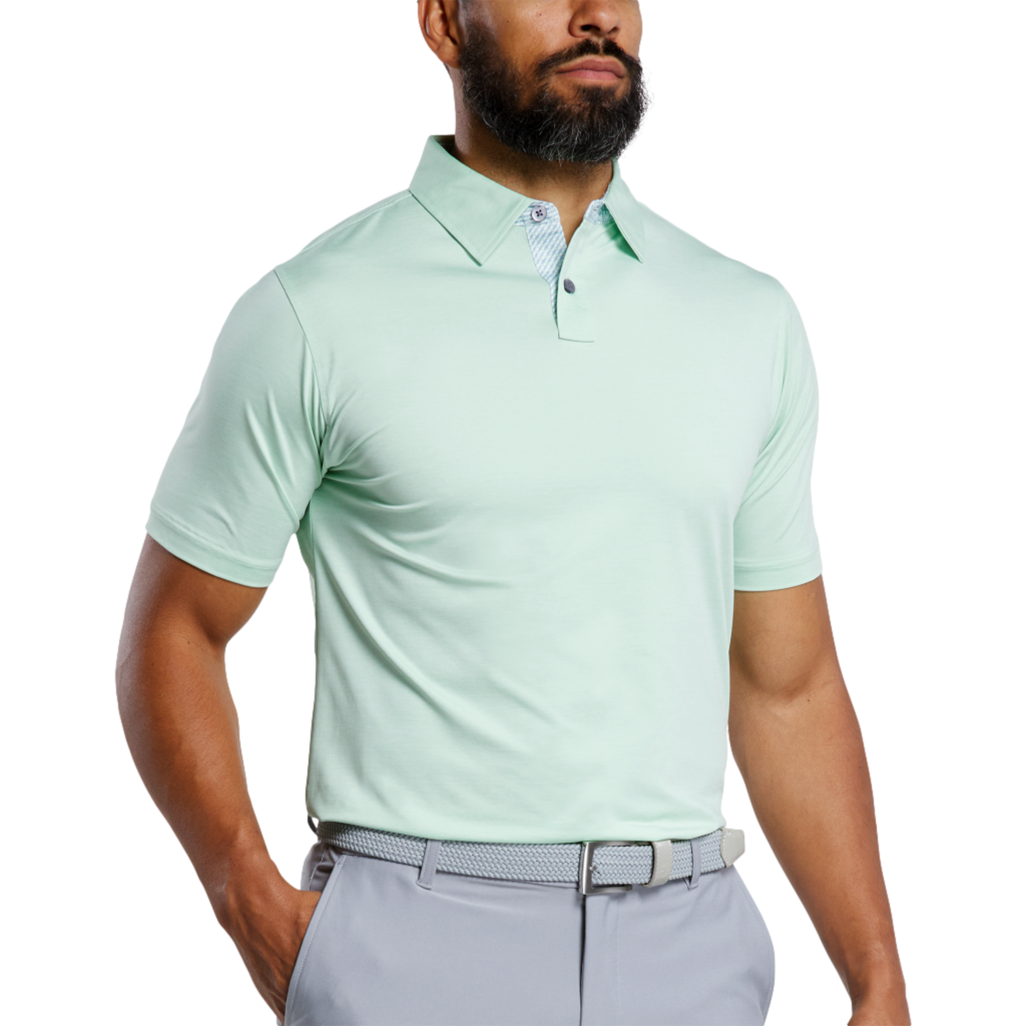 Heather Lisle Print Polo Shirt