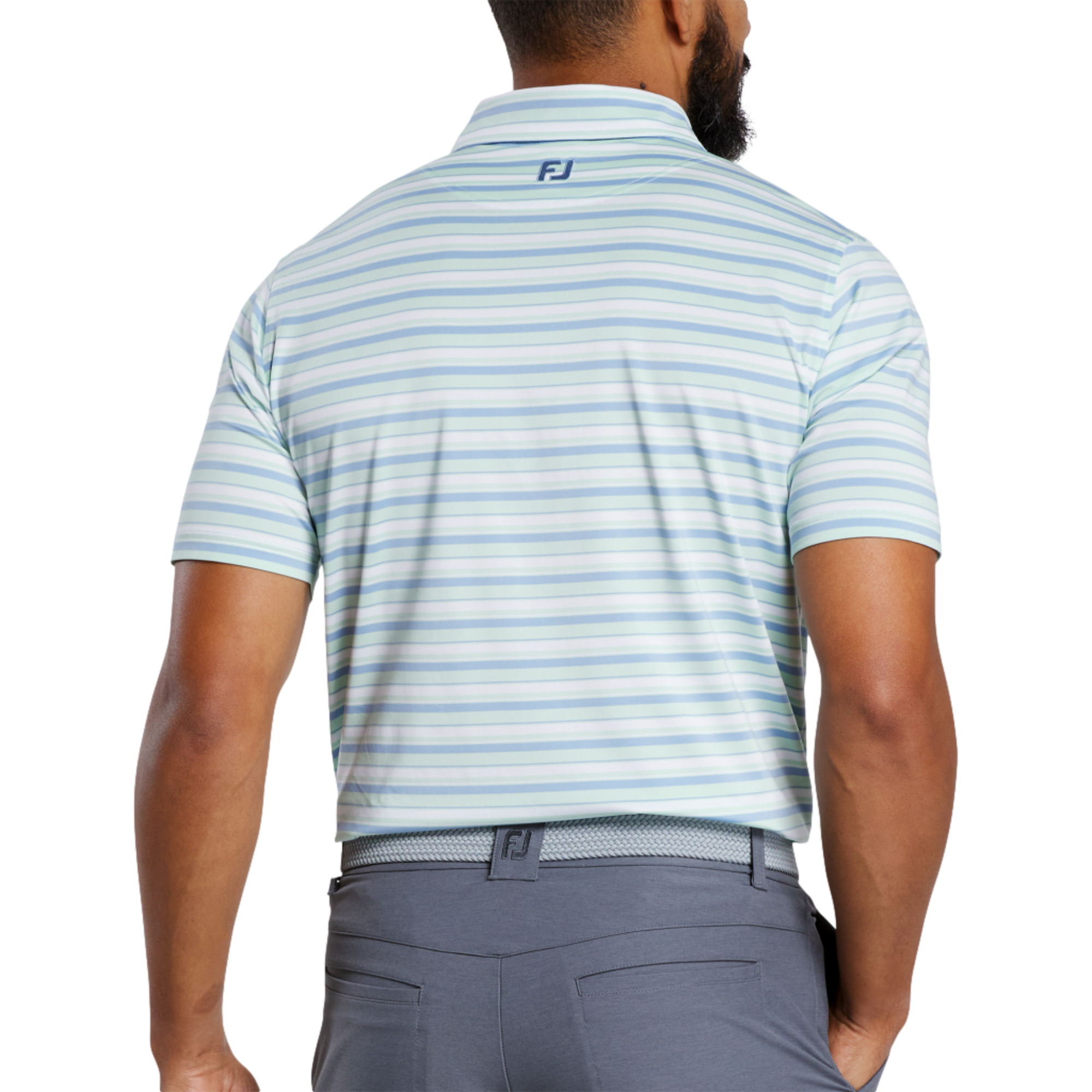 Mixer Stripe Lisle Polo Shirt