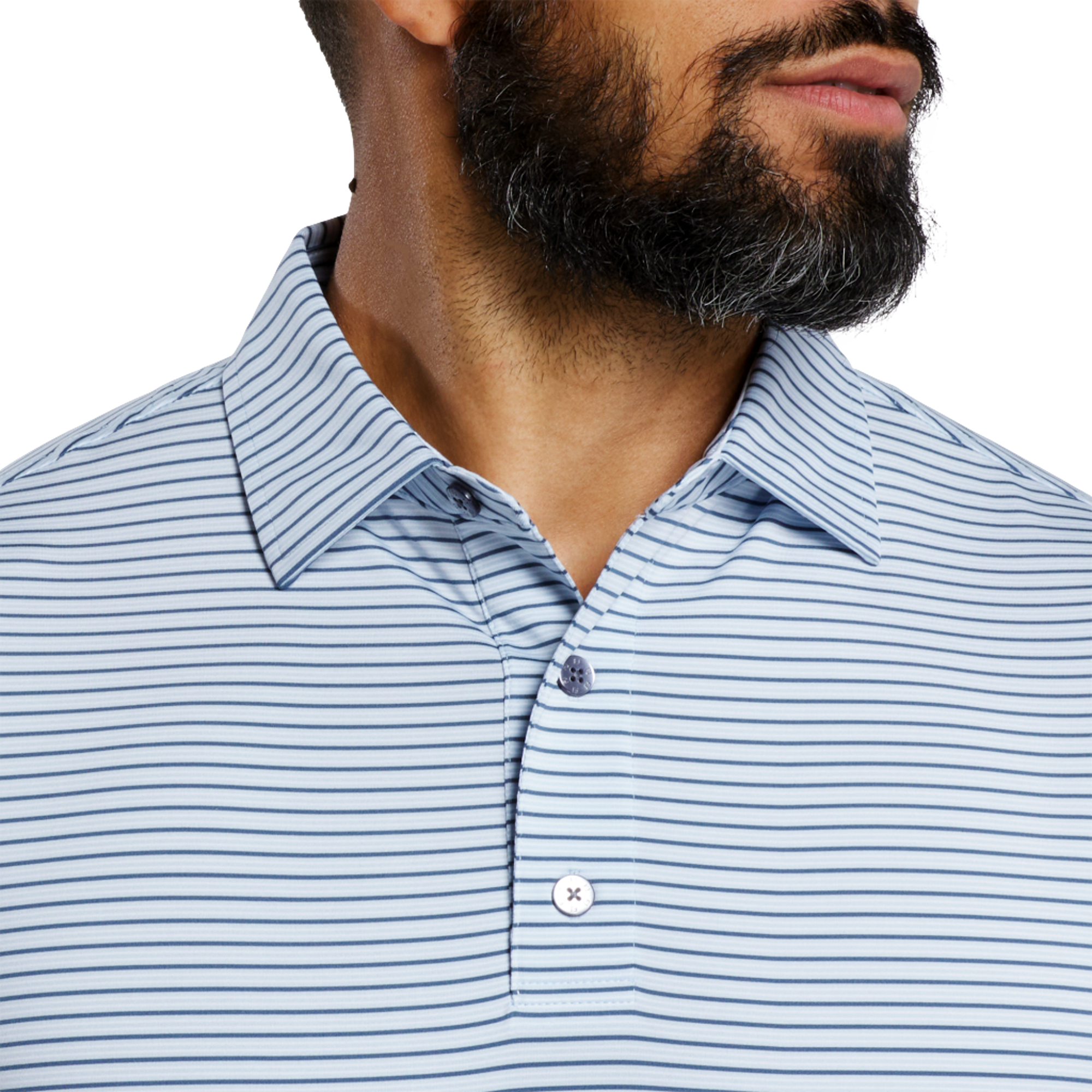 Emory Stripe Lisle Polo Shirt