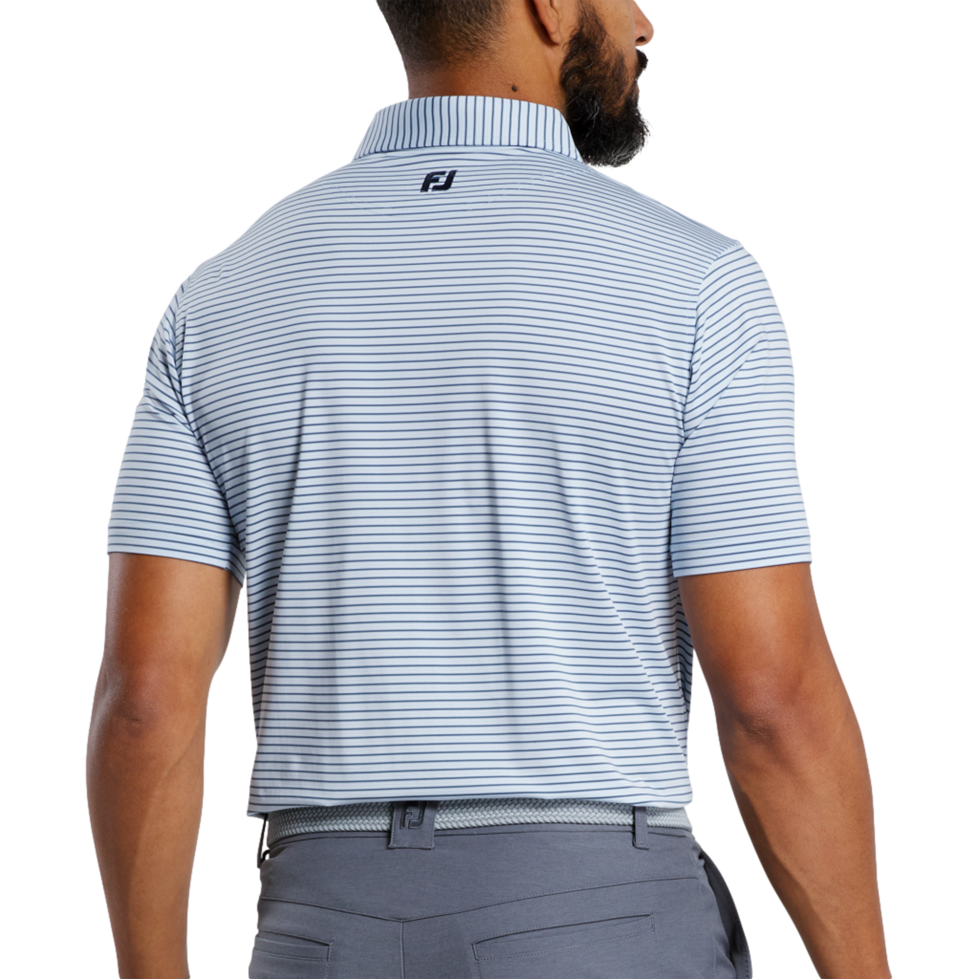 Emory Stripe Lisle Polo Shirt