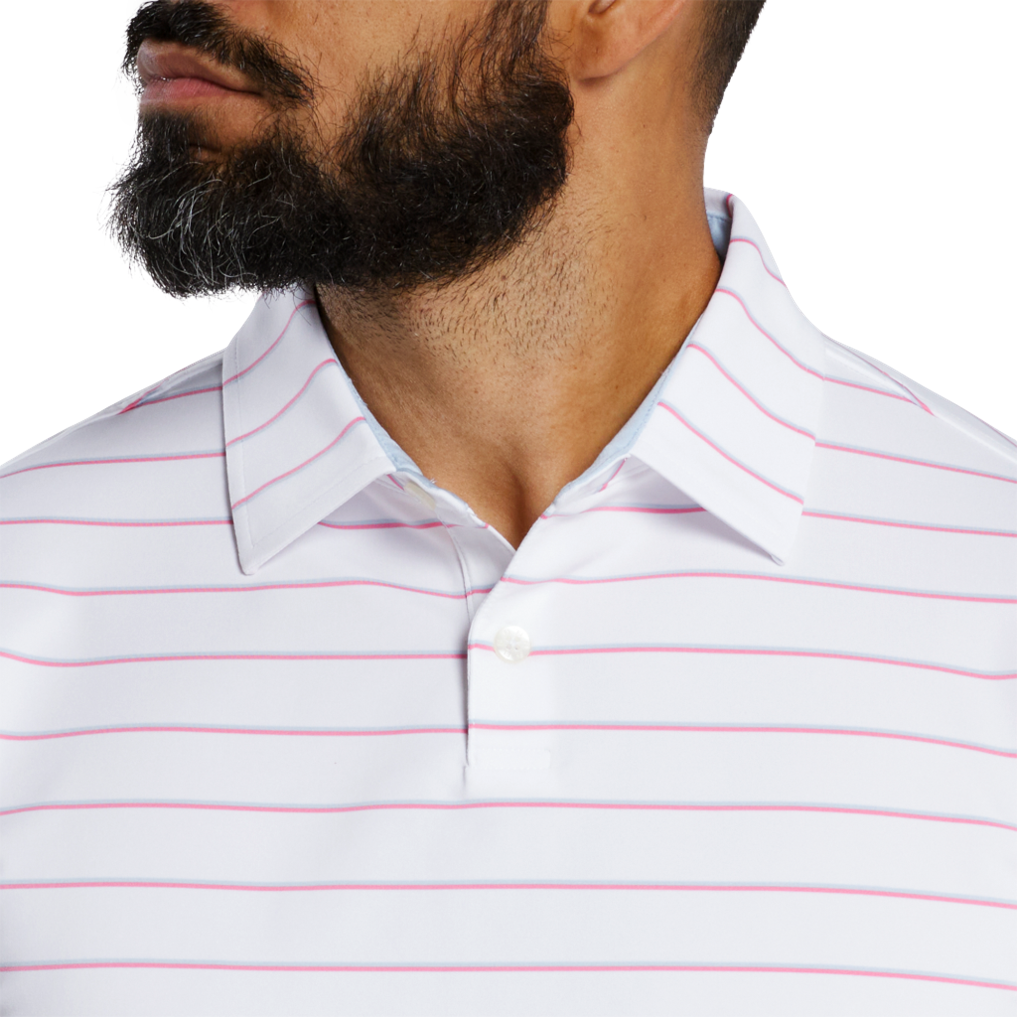 Classic Stripe Lisle Polo Shirt