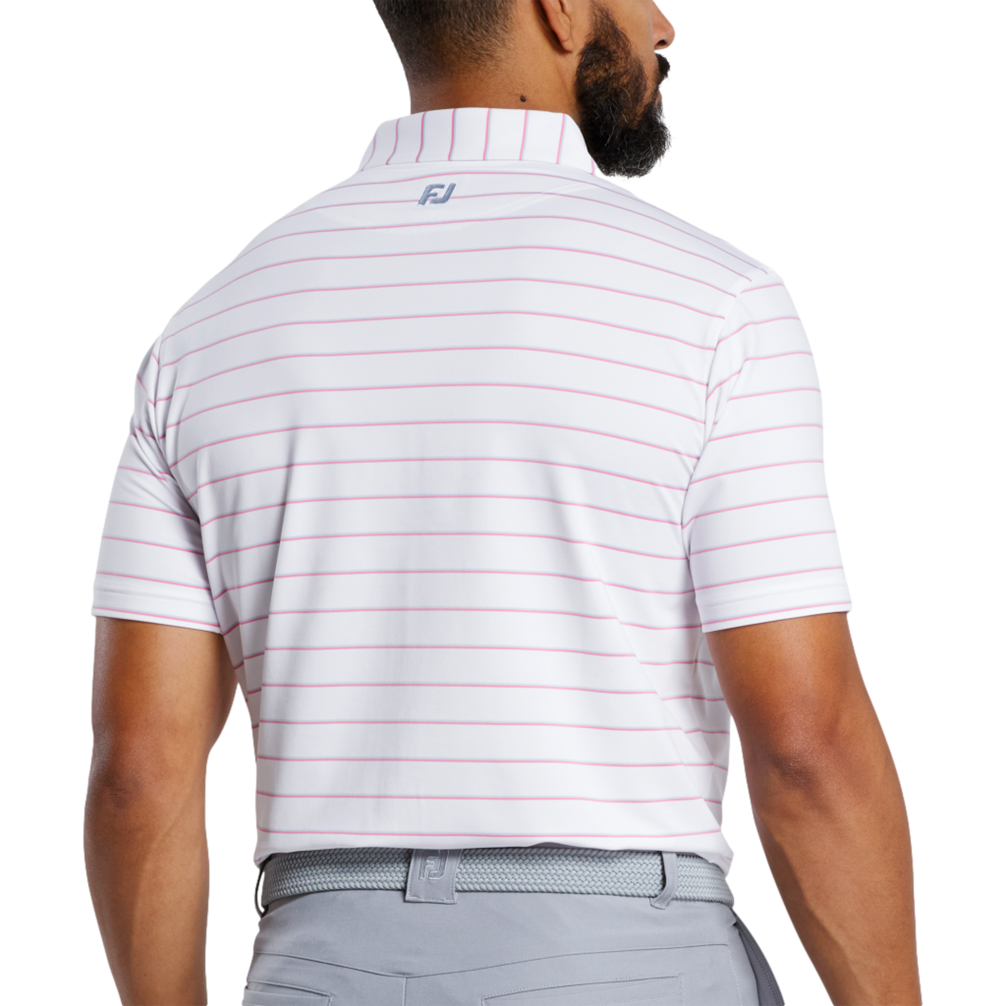 Classic Stripe Lisle Polo Shirt