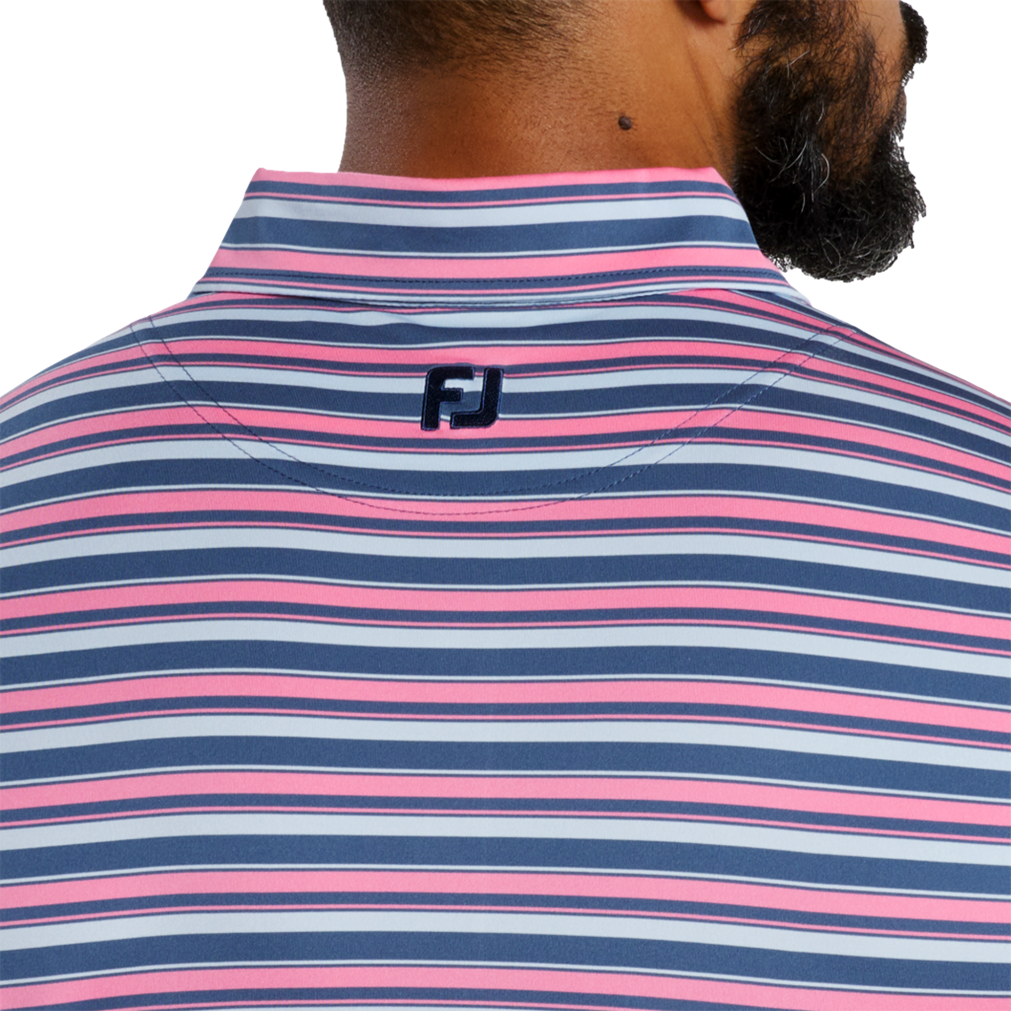 Mixer Stripe Lisle Polo Shirt