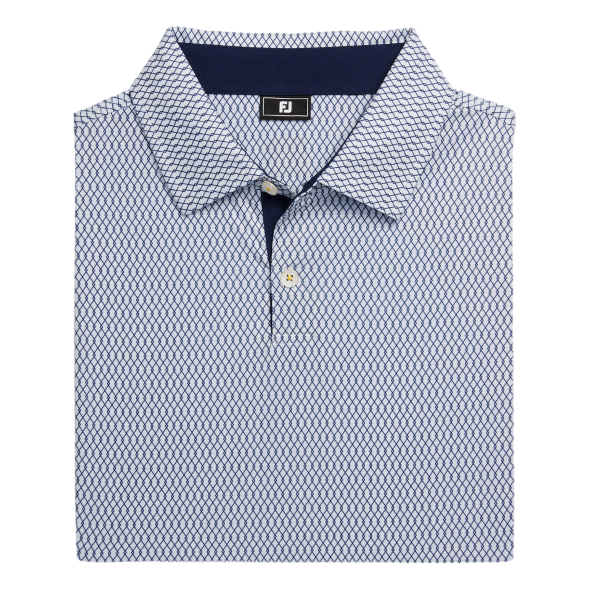 Irongate Print Lisle Men's Golf Polo Shirt