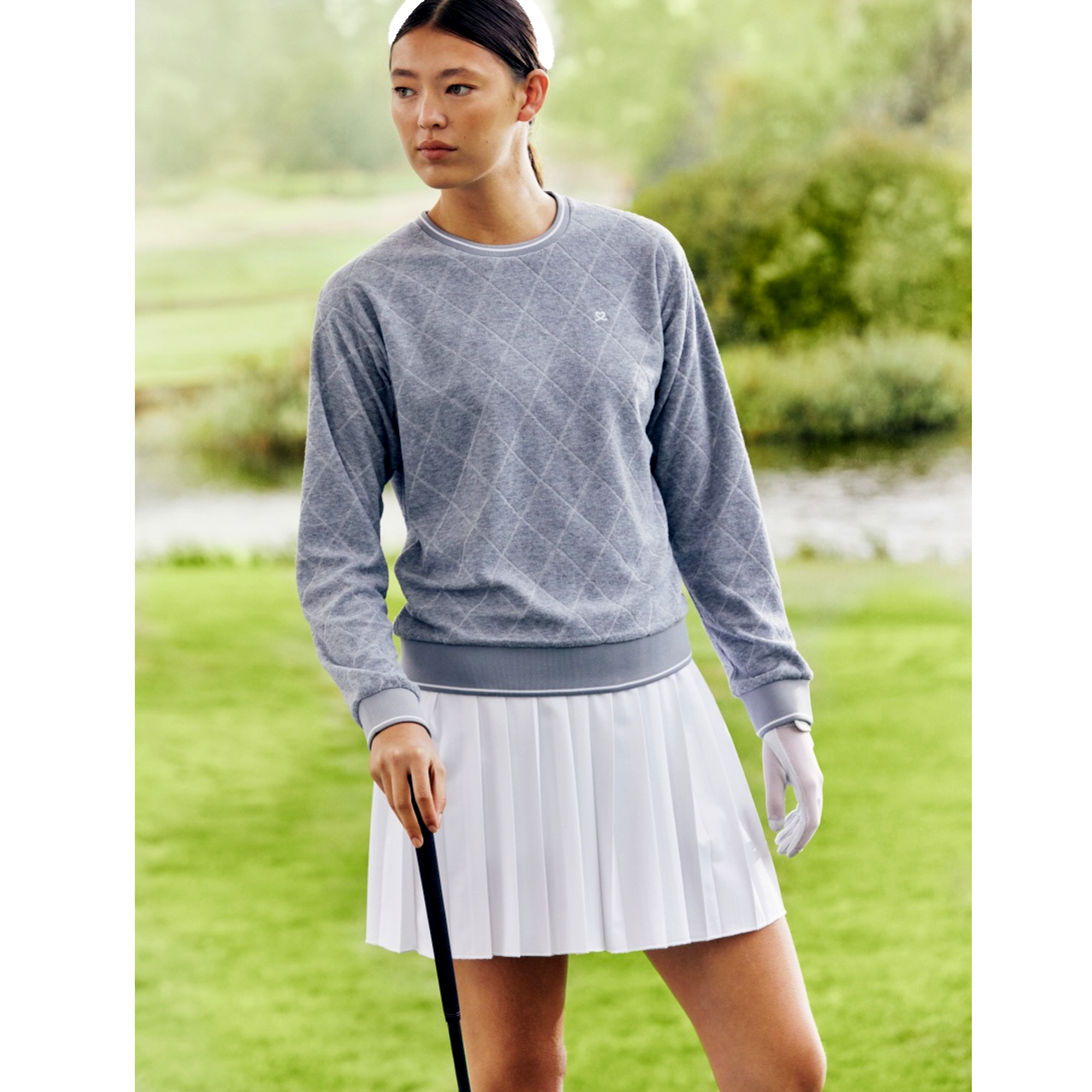 【即完売モデル】adress pleats skirt brack ゴルフウェア Pleated 18