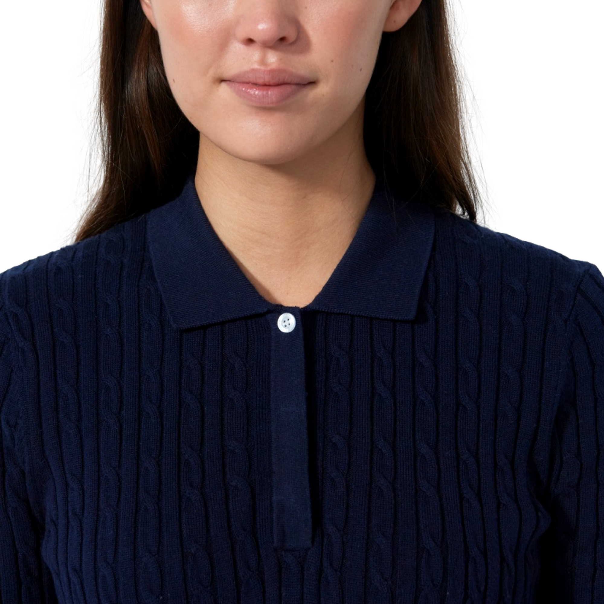 Madeline Knit Polo Women's Short Sleeve Golf Polo Shirt