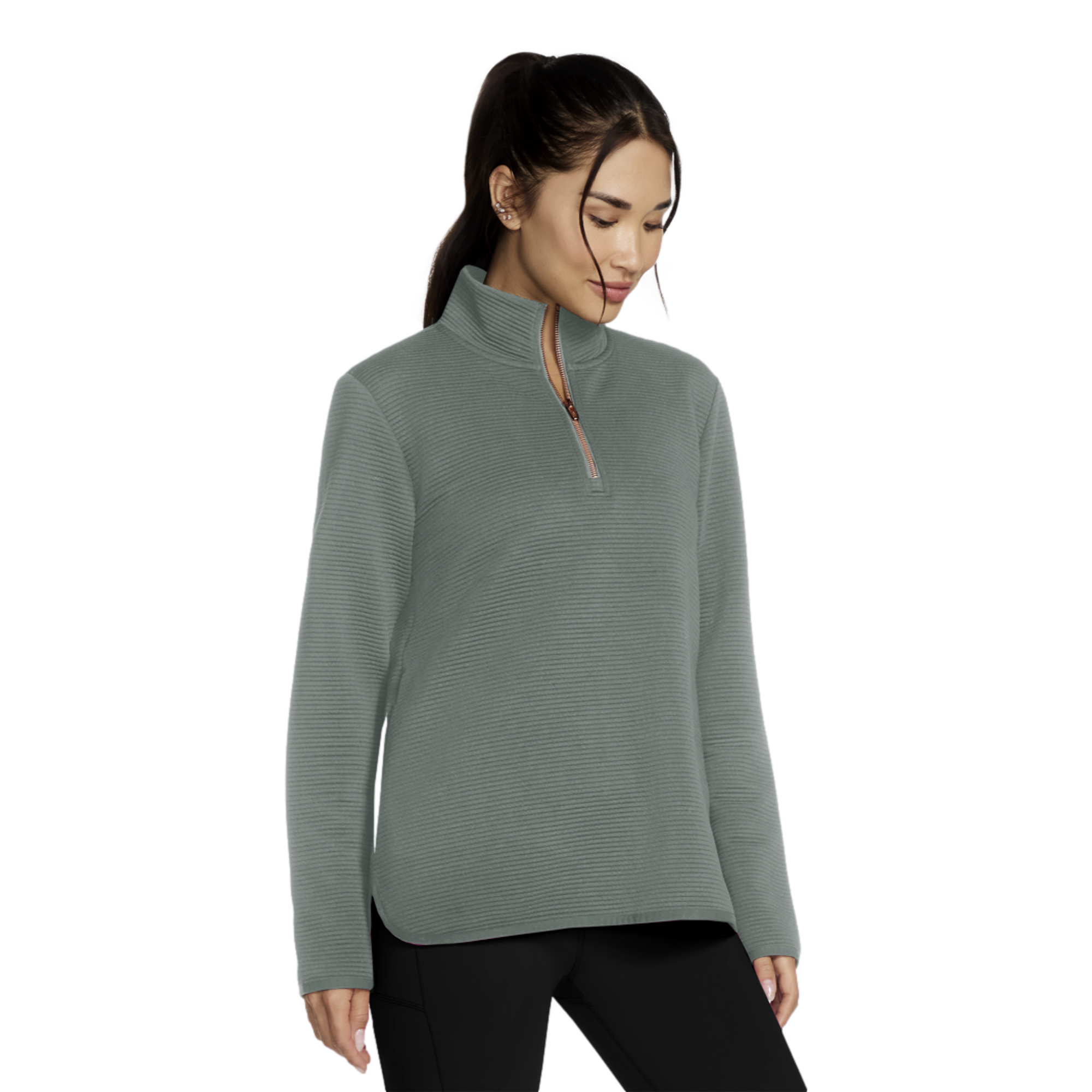 Soft Knit Ottoman Women's Golf Quarter Zip
