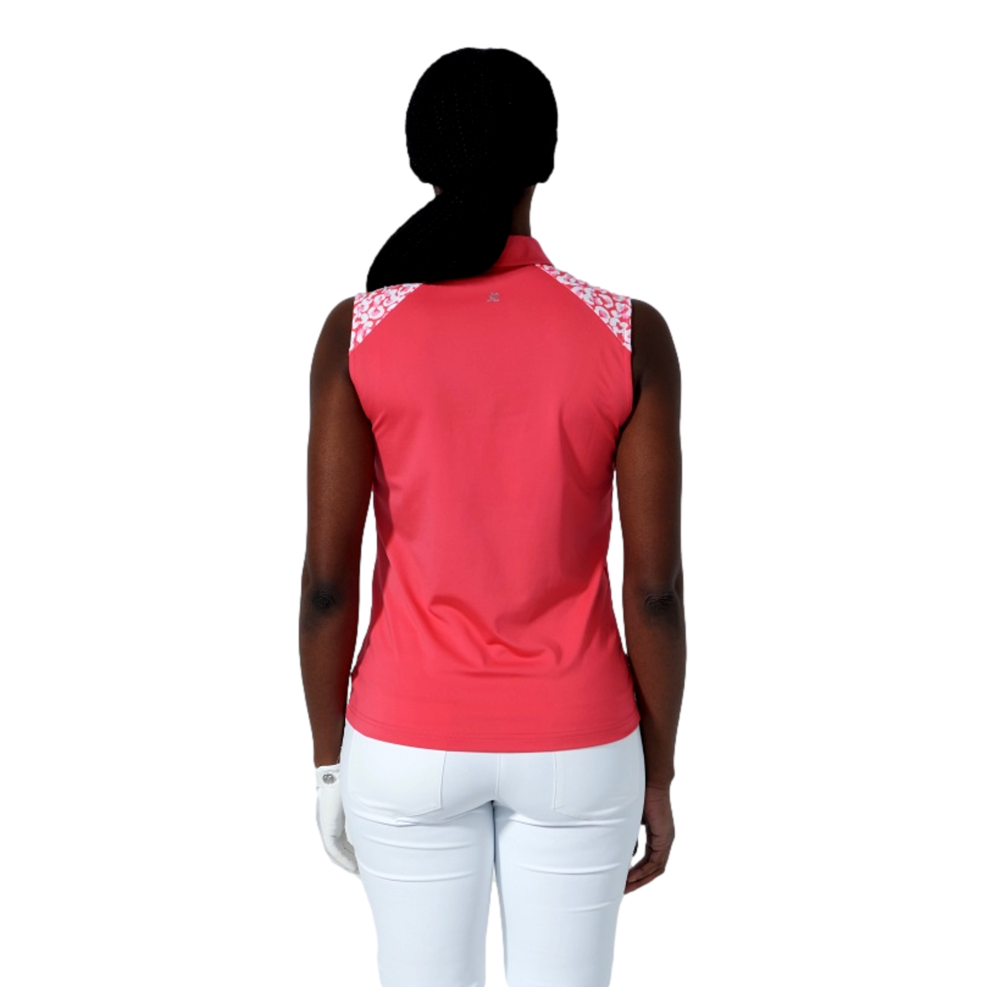 Chic Women's Sleeveless Golf Polo Shirt