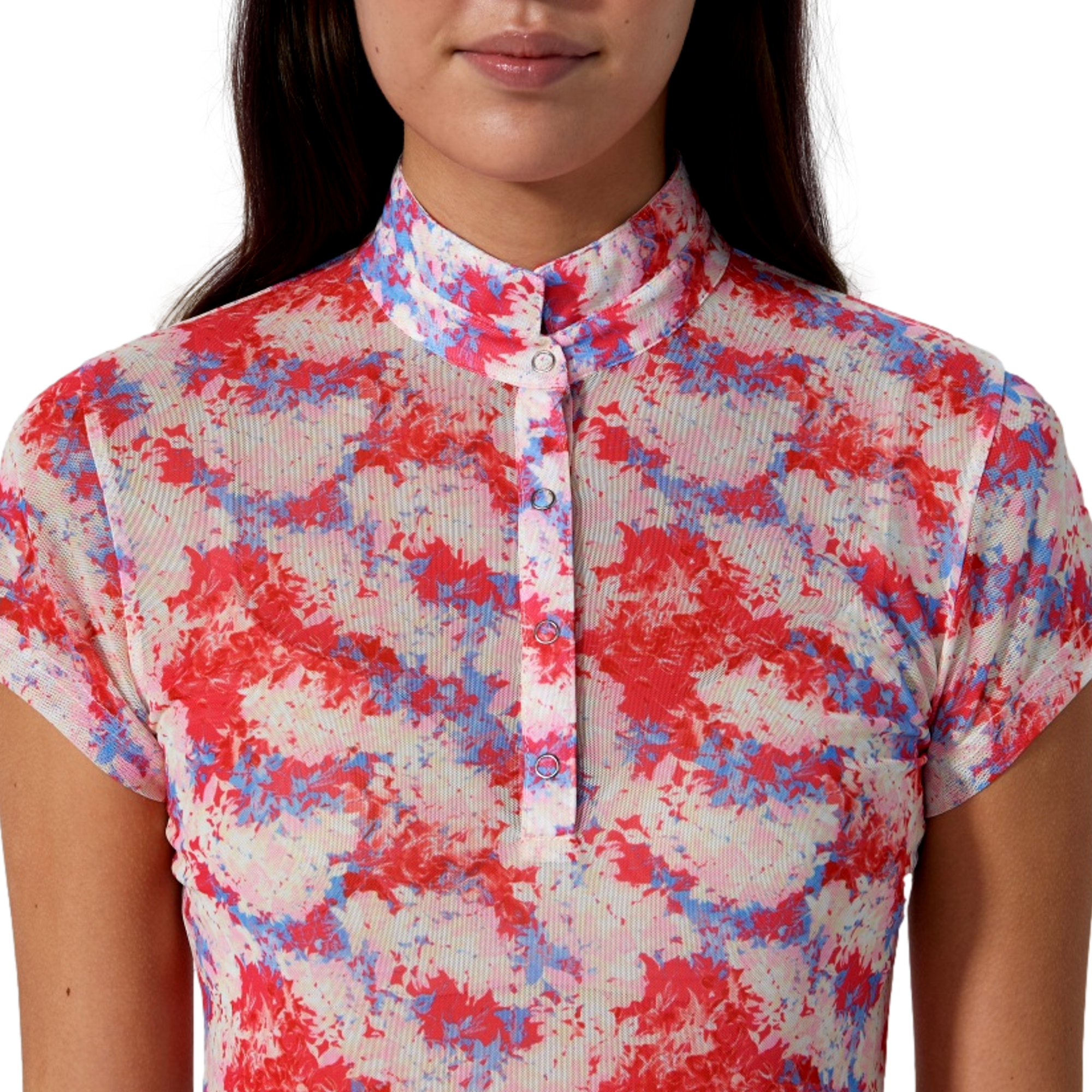 Breeze Mesh Cap S Polo Women's Short Sleeve Golf Polo Shirt