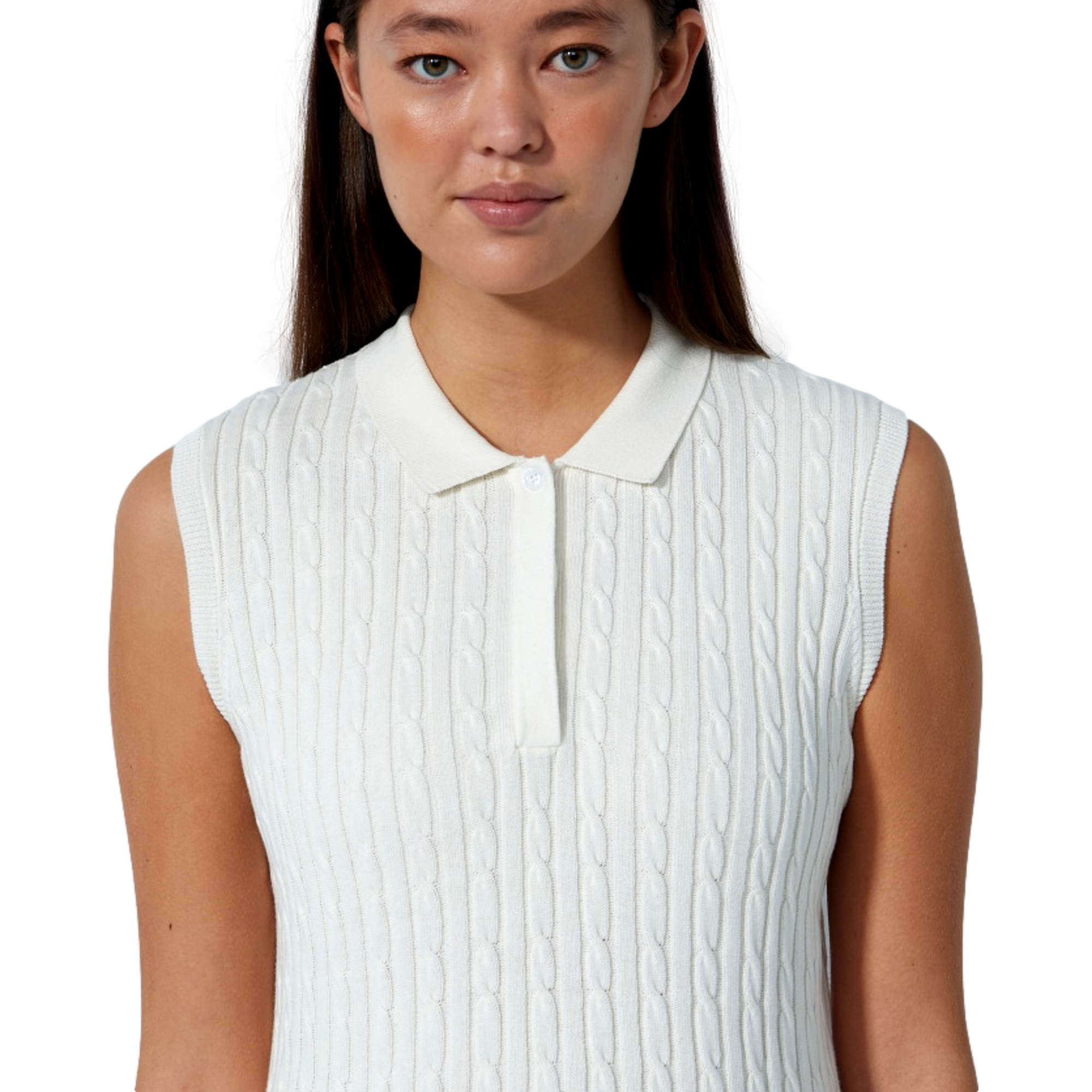 Madelene Women's Sleeveless Golf Polo Shirt