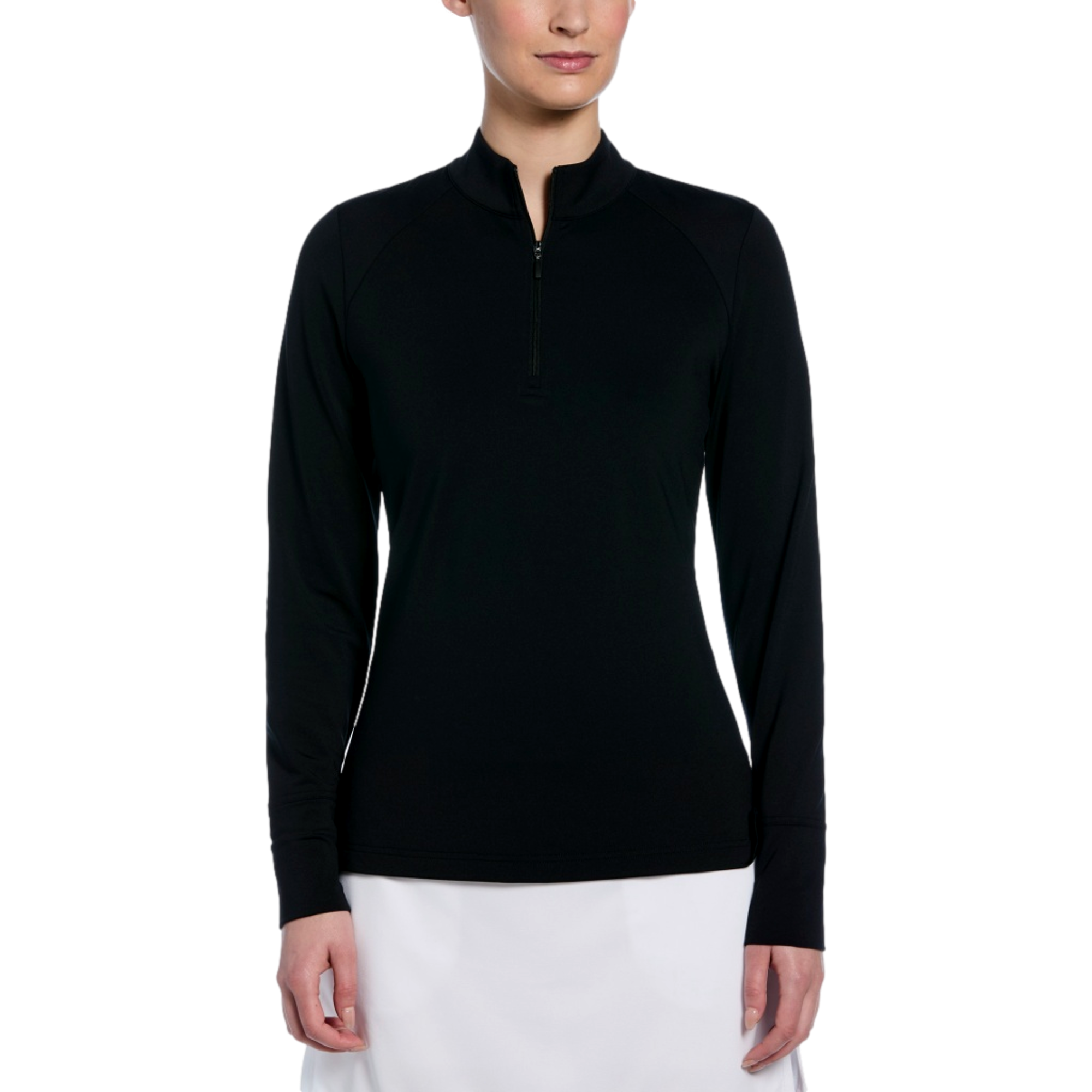 Women's Solid Quarter Zip