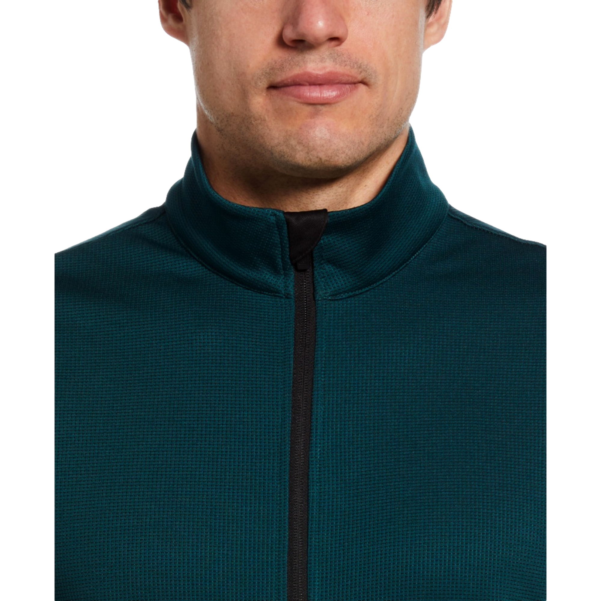 Full Zip Micro Jacquard Vest