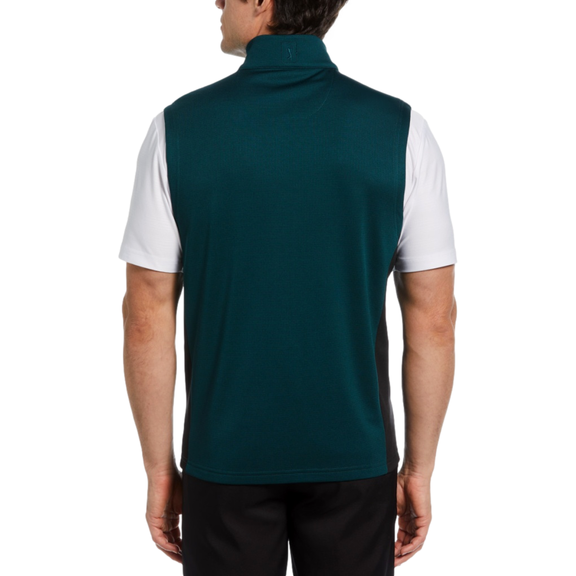 Full Zip Micro Jacquard Vest