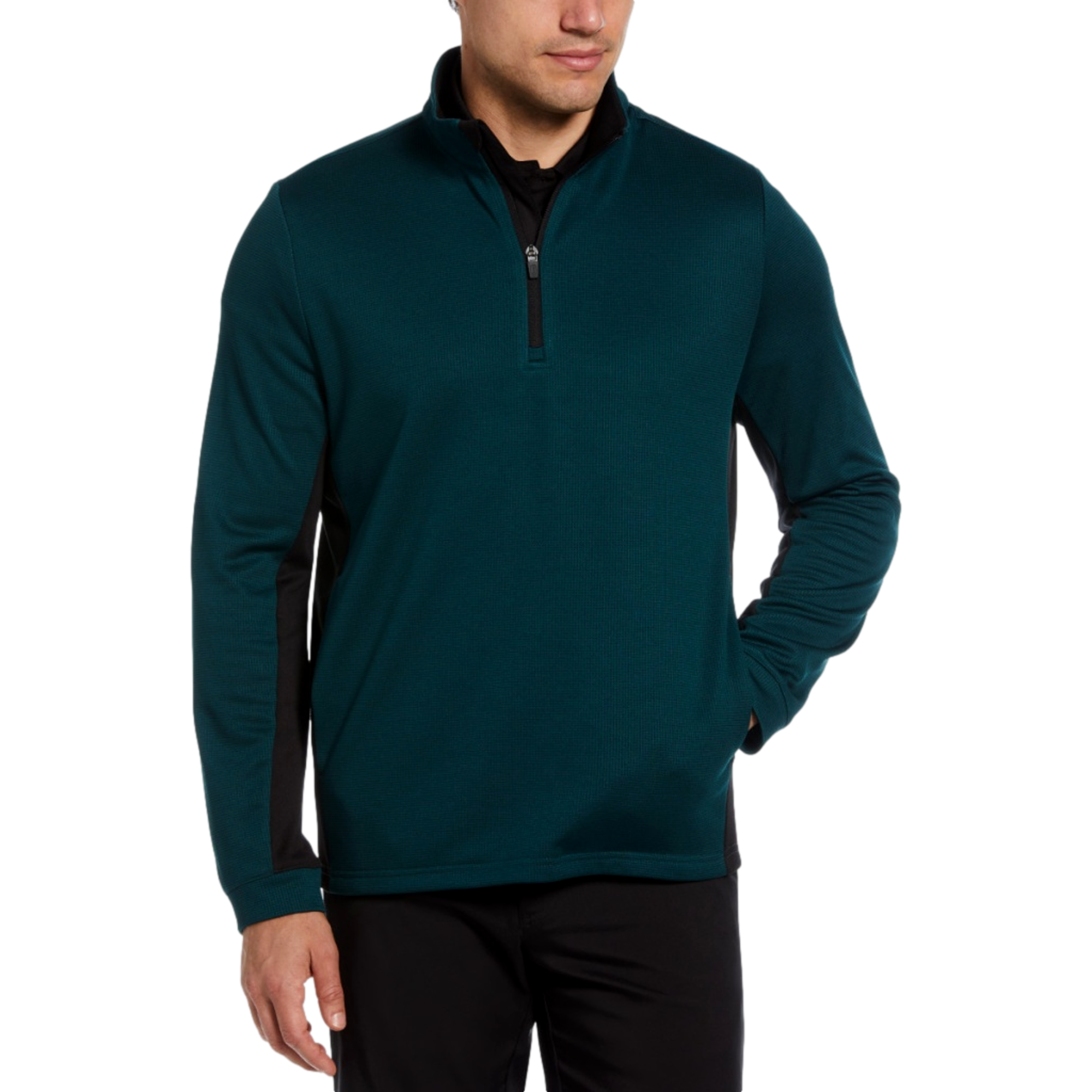Micro Jacquard Quarter Zip