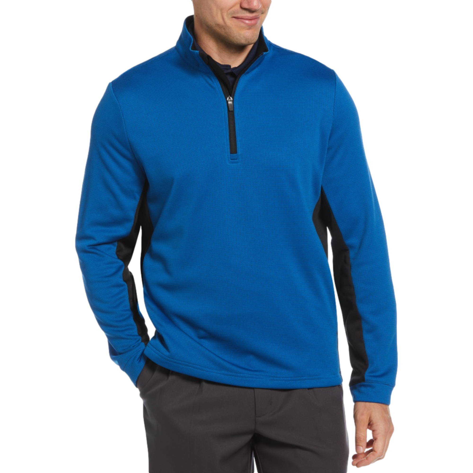 Micro Jacquard Quarter Zip