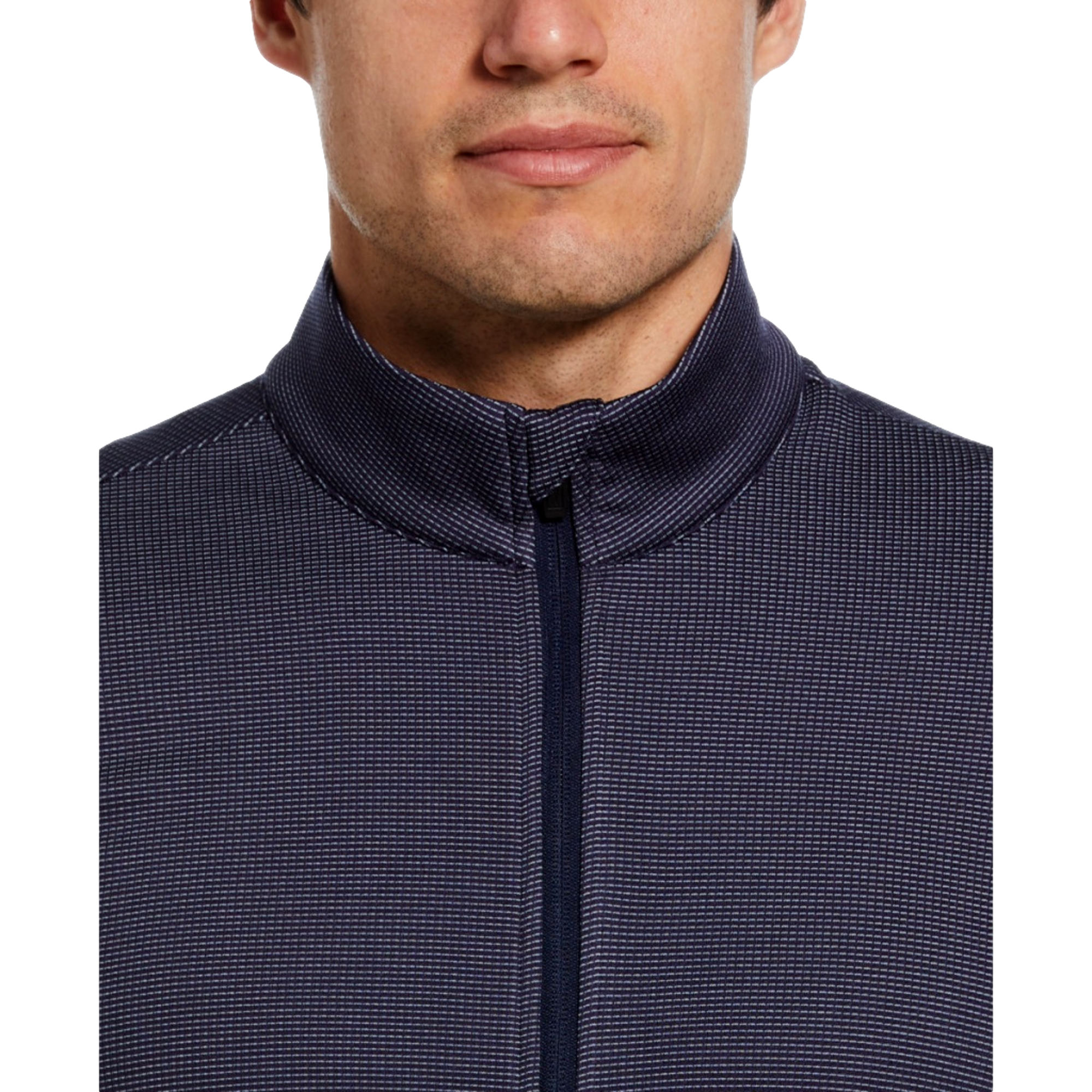 Full Zip Micro Jacquard Men's Golf Jacket