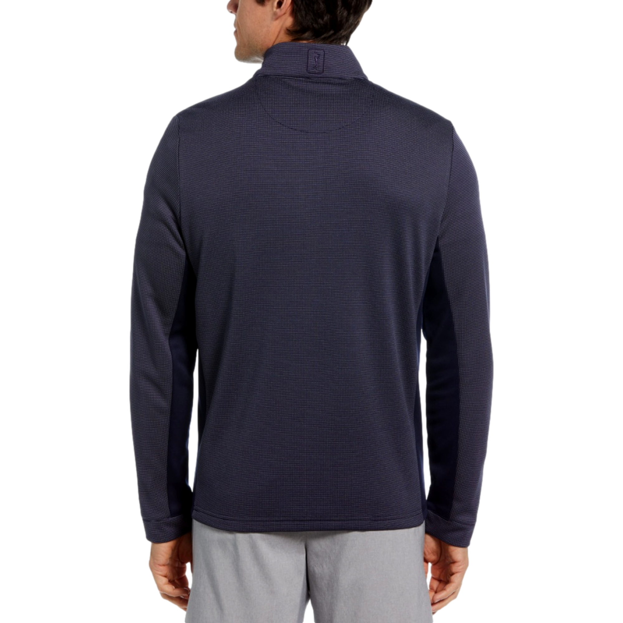 Full Zip Micro Jacquard Men's Golf Jacket