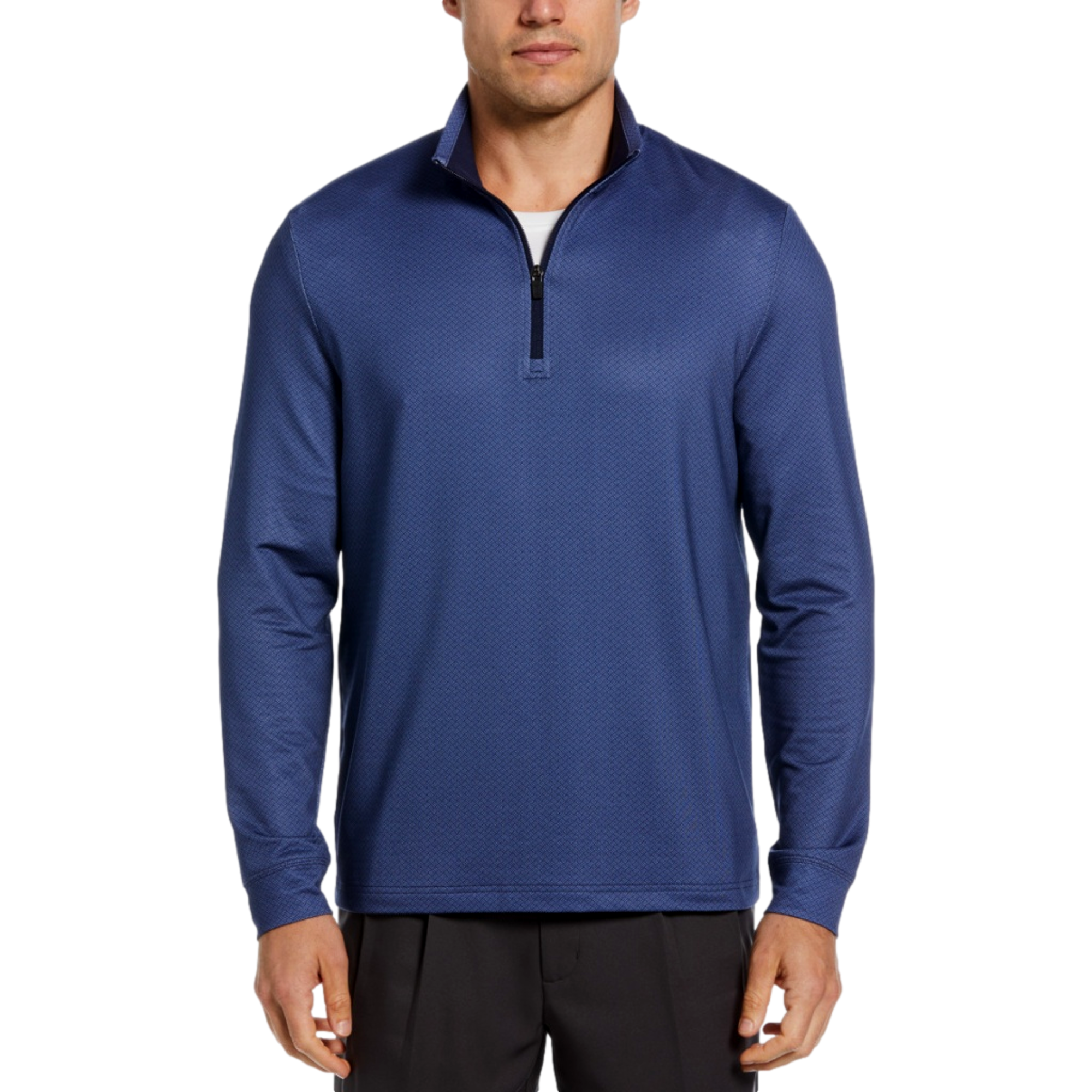 Mini Geo Print Men's Golf Quarter Zip