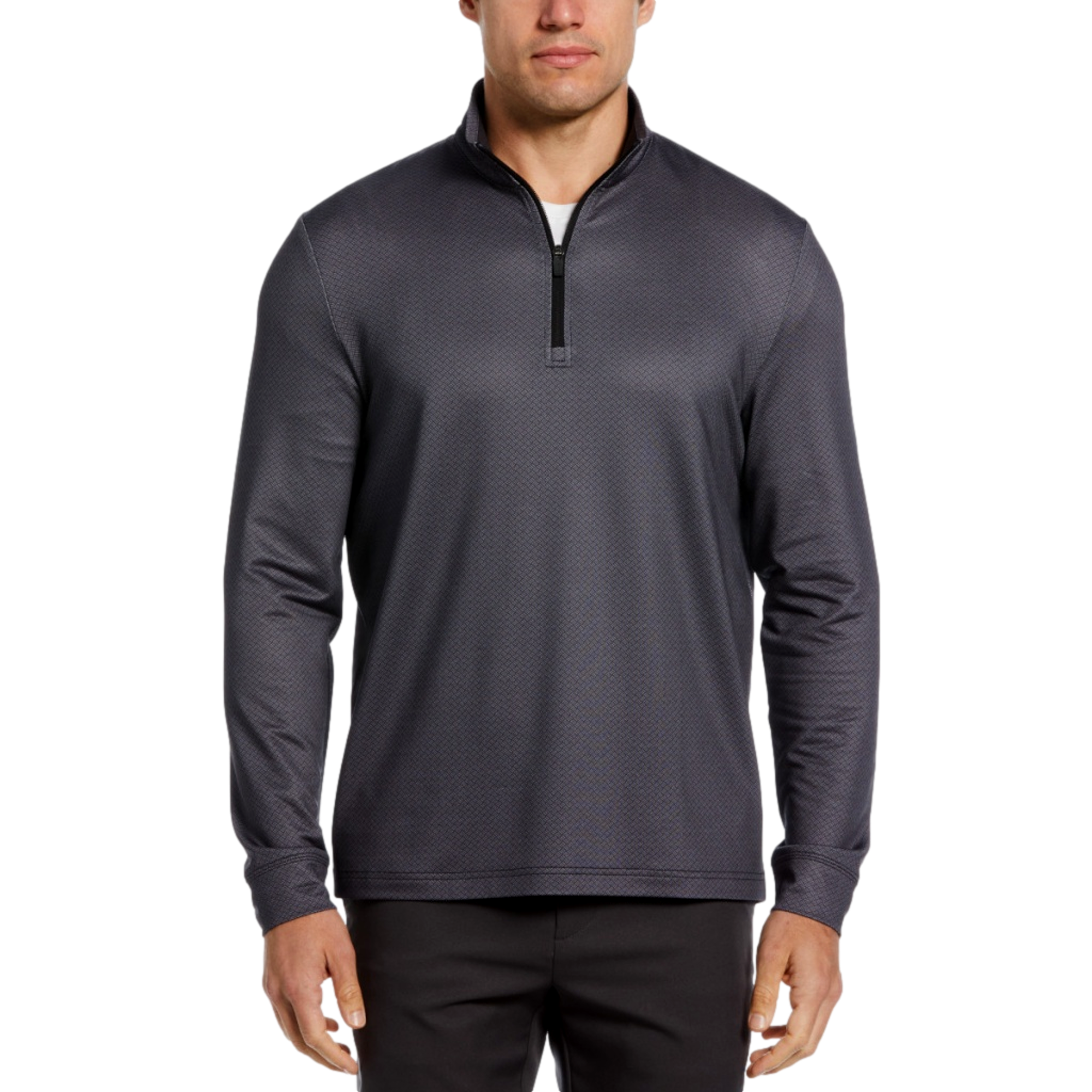 Mini Geo Print Men's Golf Quarter Zip