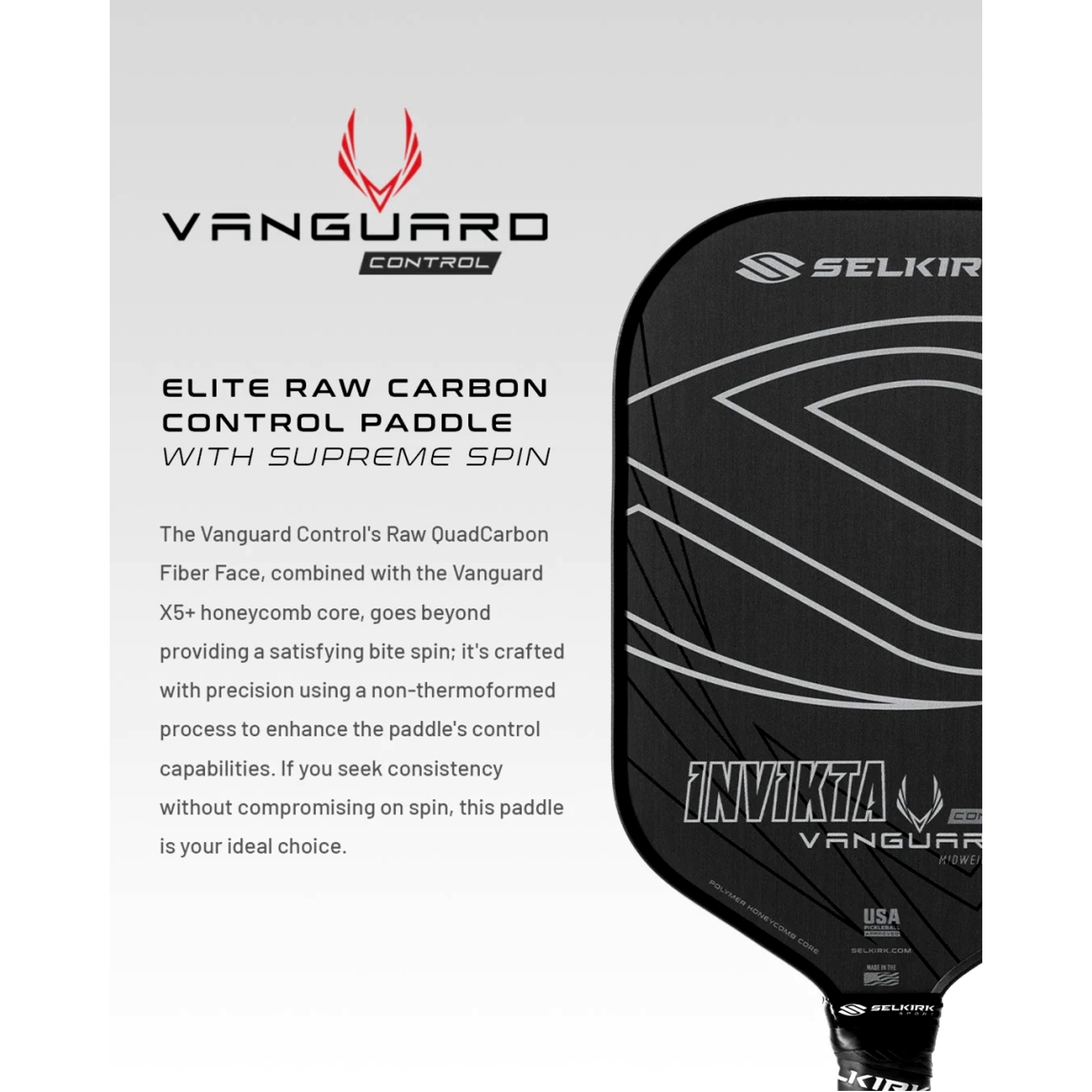 Vanguard Control Epic Raw Carbon MW
