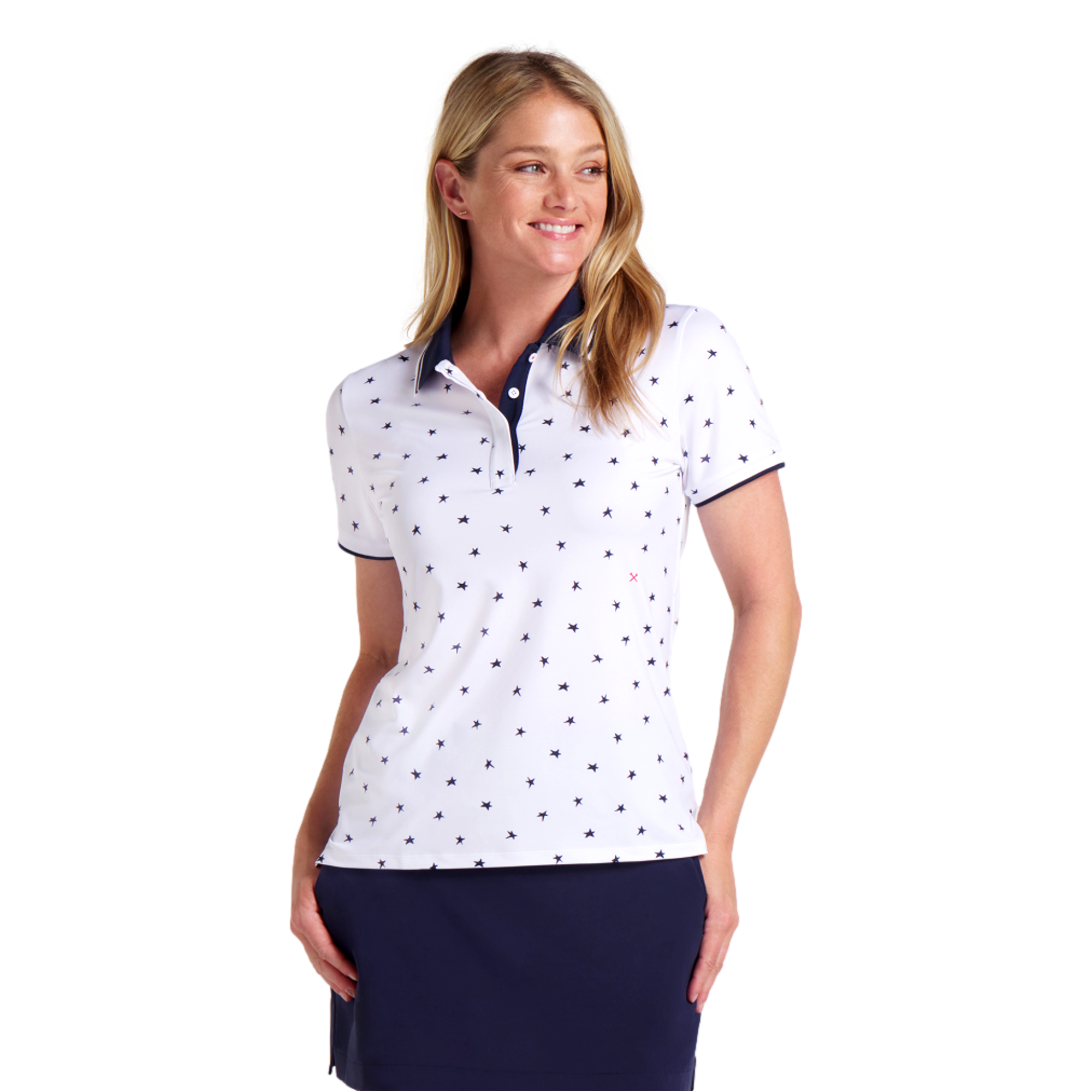 Women's Volition Dancing Stars Short Sleeve Polo