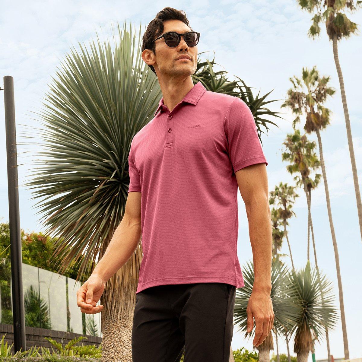 The Zinna 2.0 Men's Short Sleeve Golf Polo Shirt