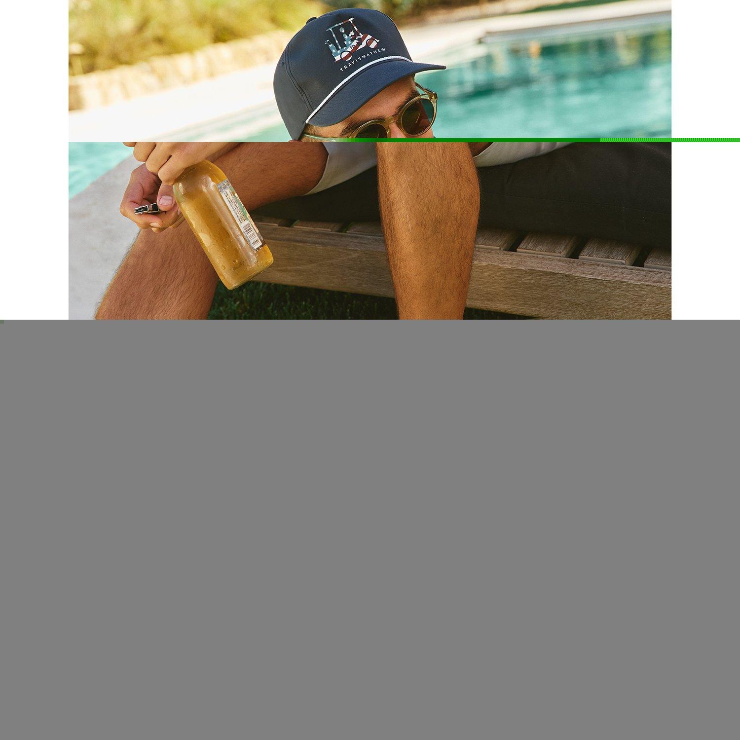 Poolside Paradise Men's Golf Polo Shirt