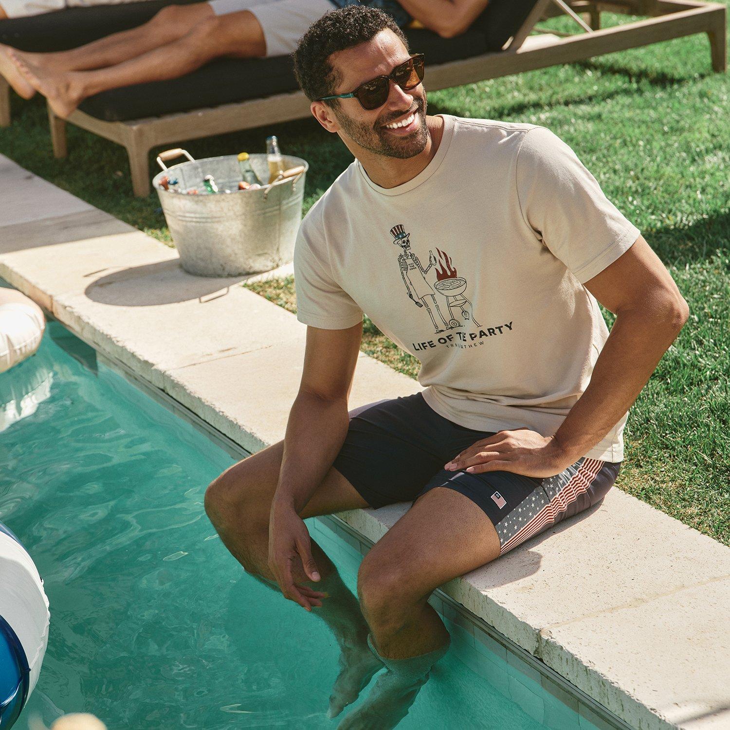 Grill & Thrill Men's Golf T-Shirt