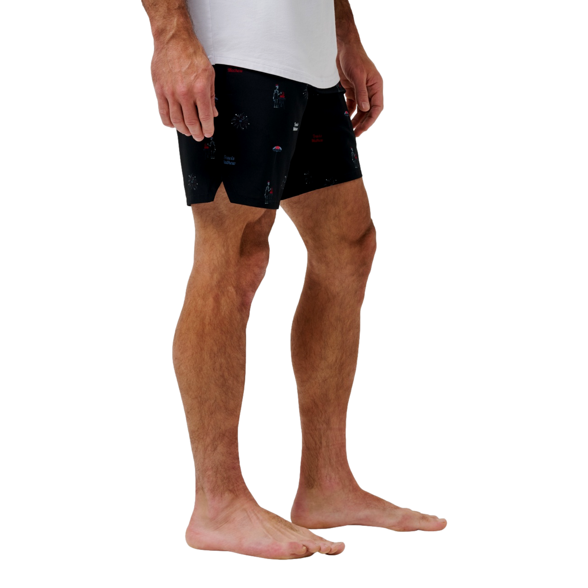 Red White and Booyah Men's Golf Short