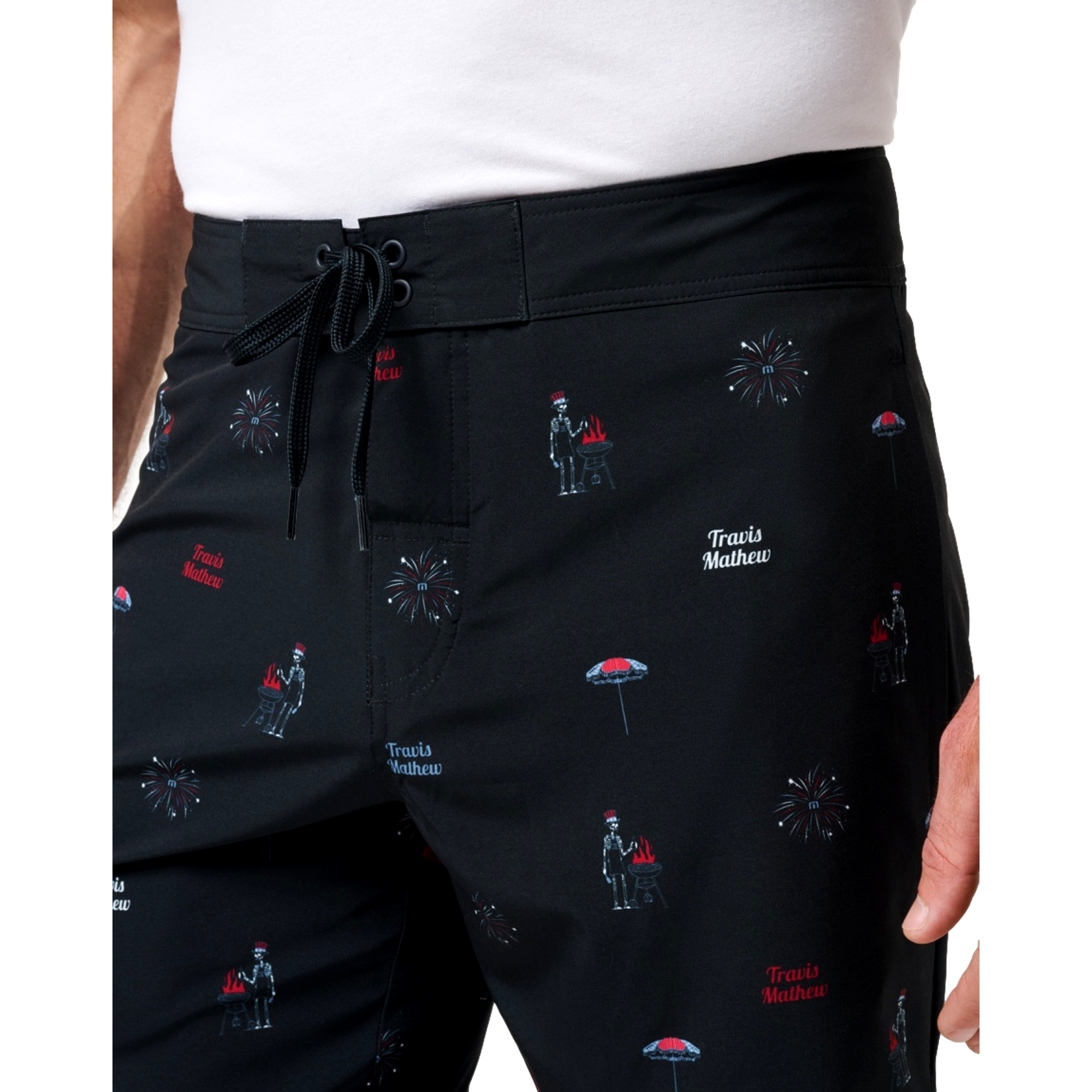 Red White and Booyah Men's Golf Short