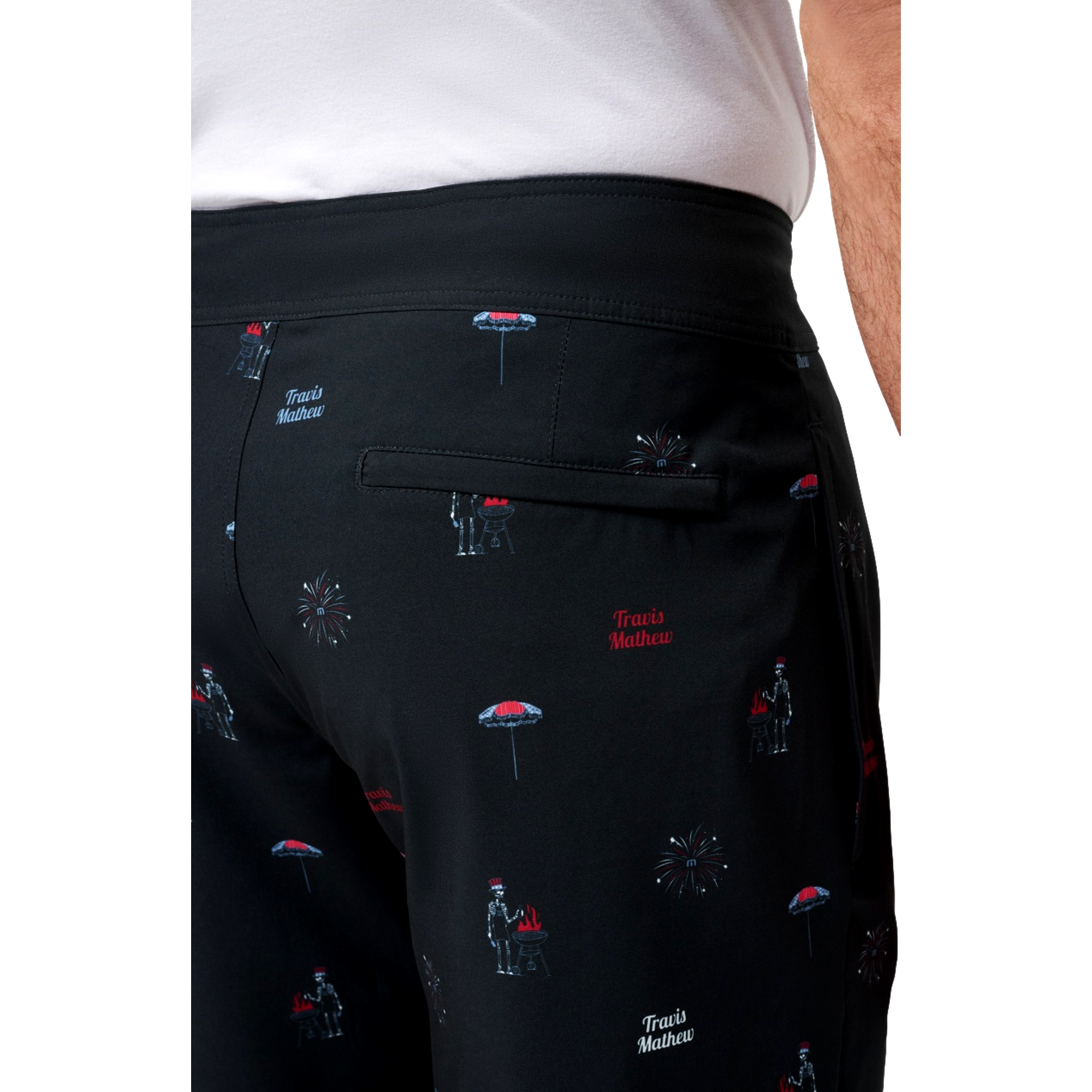 Red White and Booyah Men's Golf Short