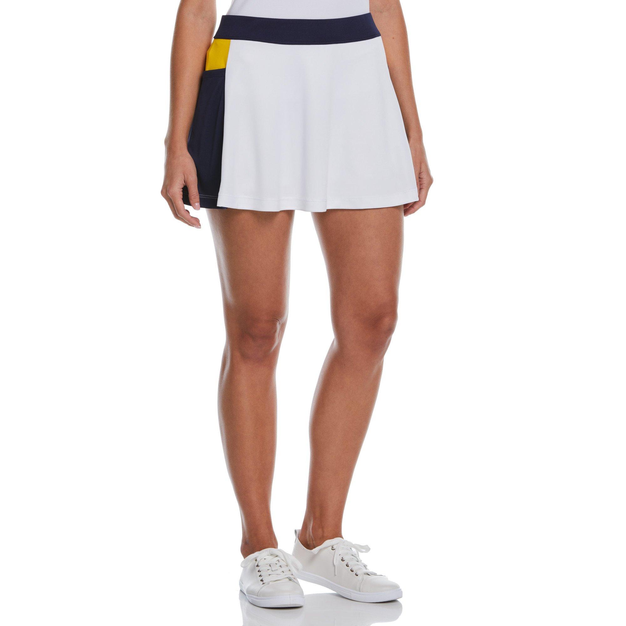 Color Block Flounce Tennis Skort