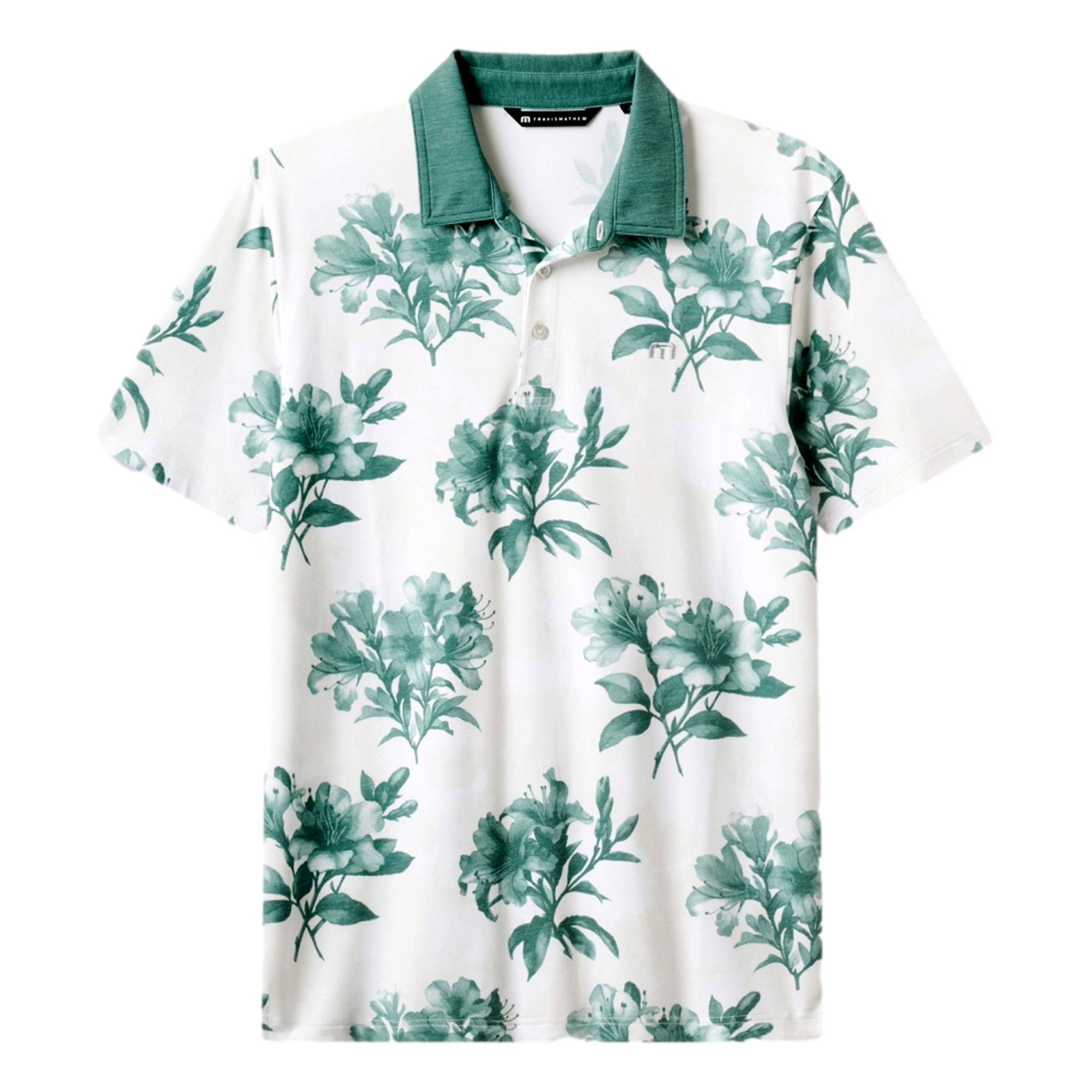 Magnolia Print Polo Shirt