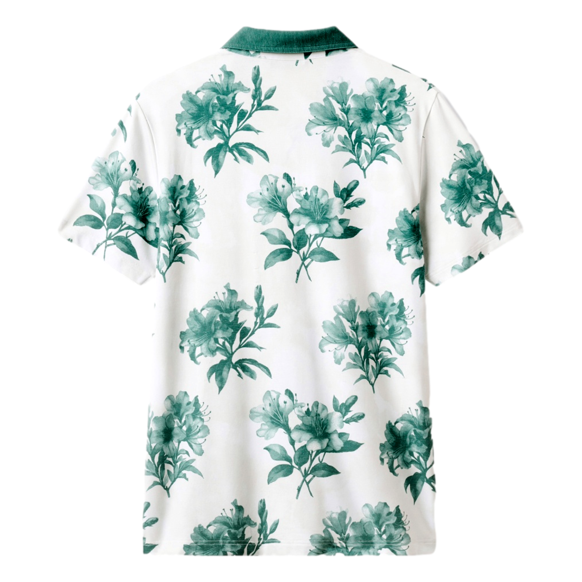Magnolia Print Polo Shirt