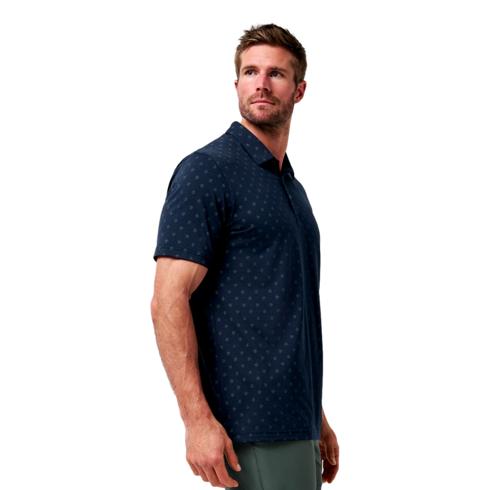 Line Of Play Men's Short Sleeve Golf Polo Shirt