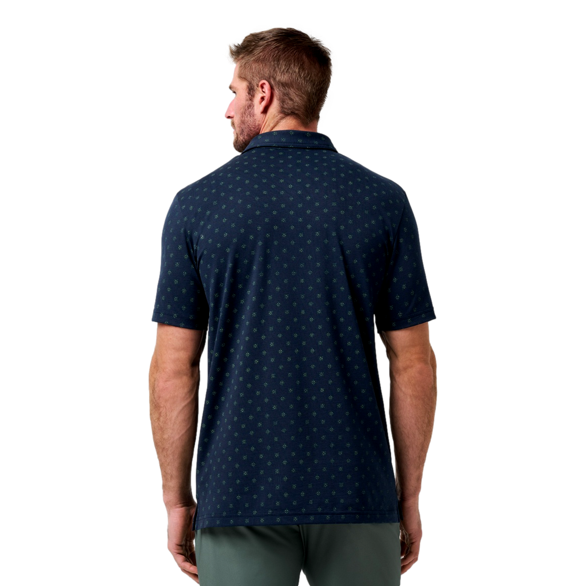 Line Of Play Men's Short Sleeve Golf Polo Shirt