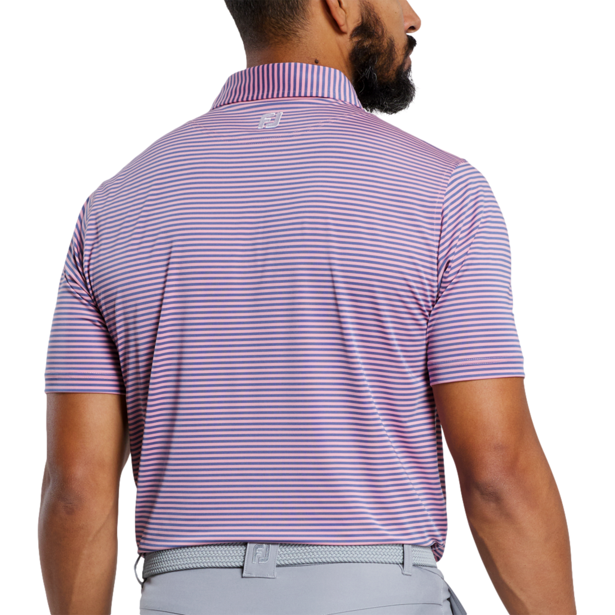 America's Major Feeder Stripe Lisle Polo Shirt
