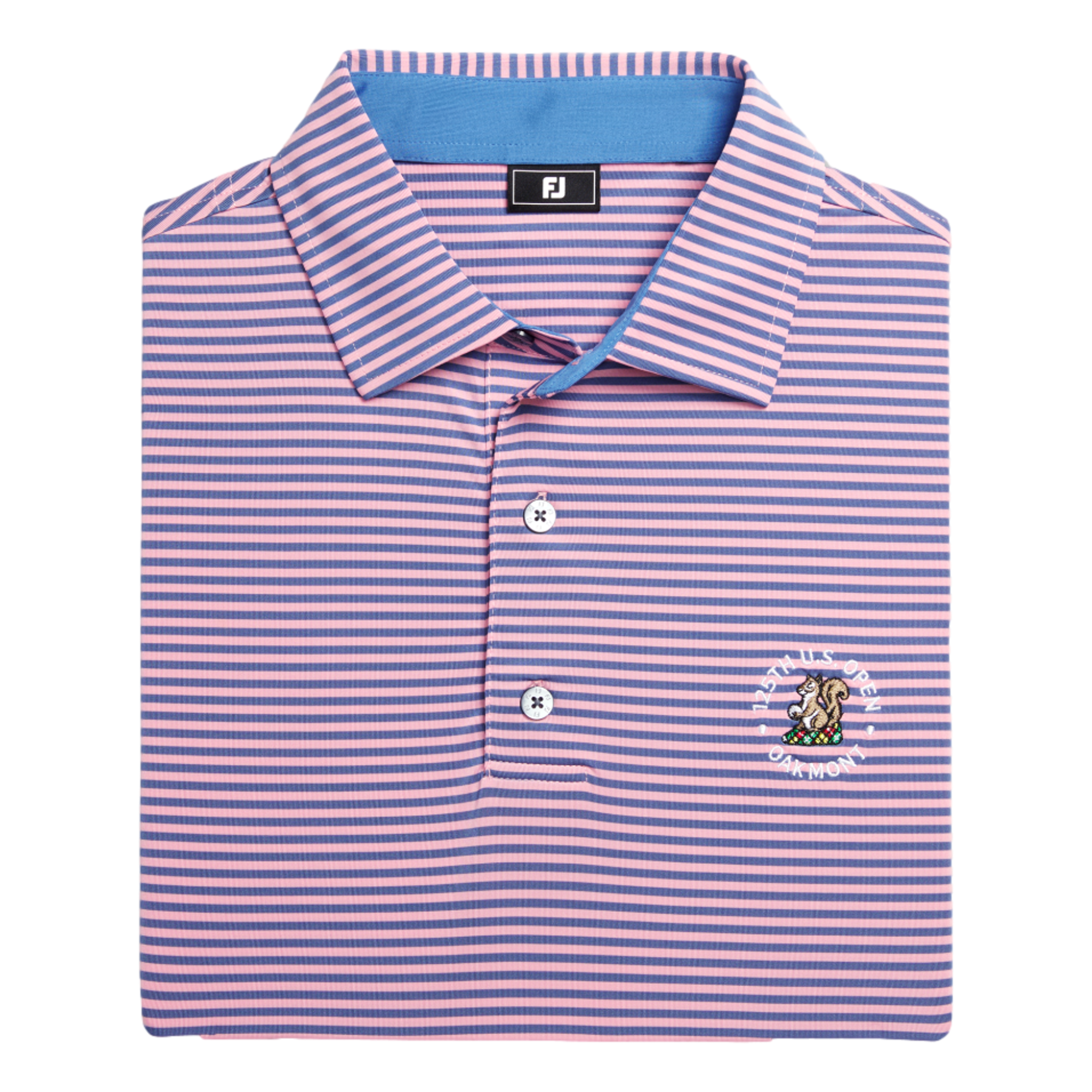 America's Major Feeder Stripe Lisle Polo Shirt