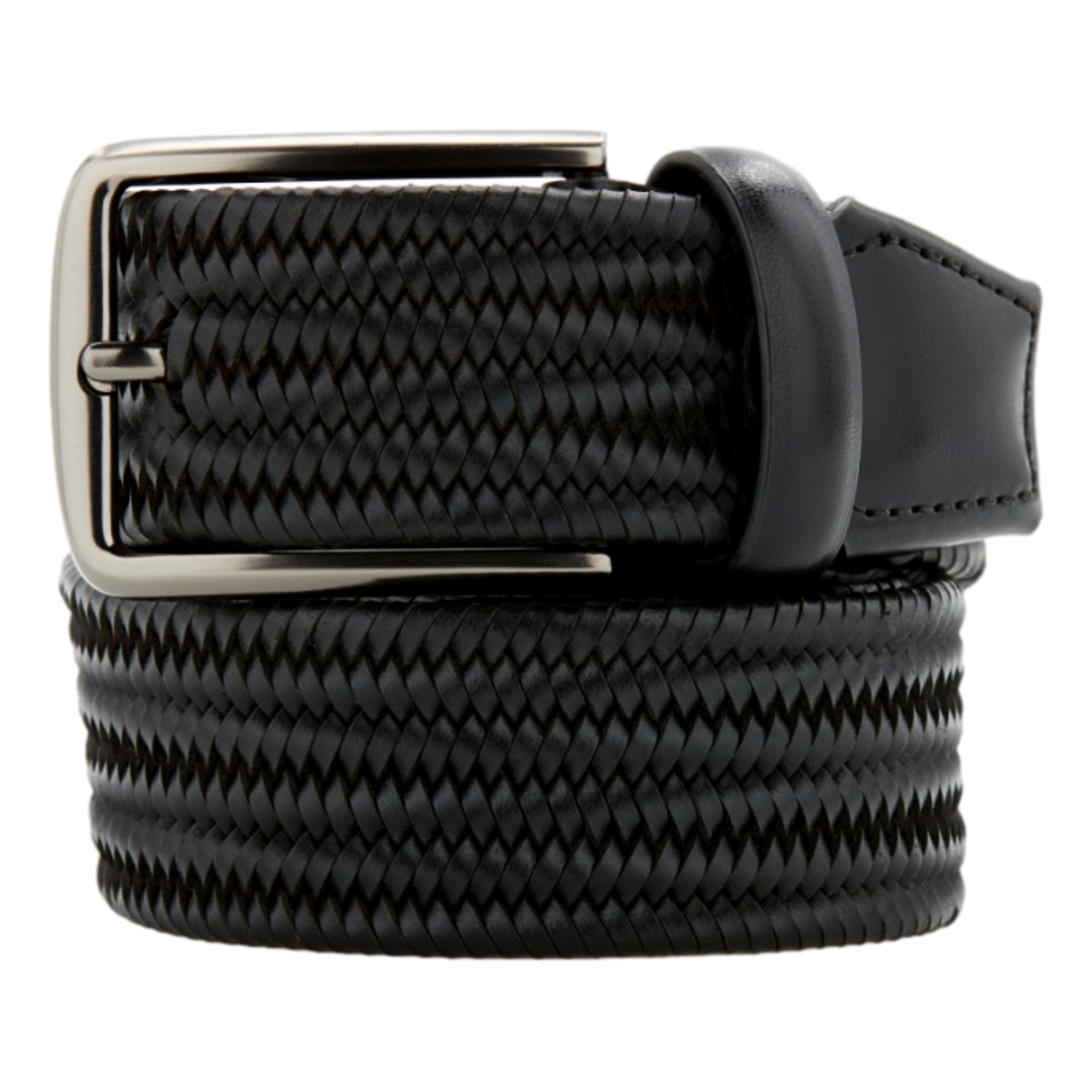 Braided Woven Leather Belt