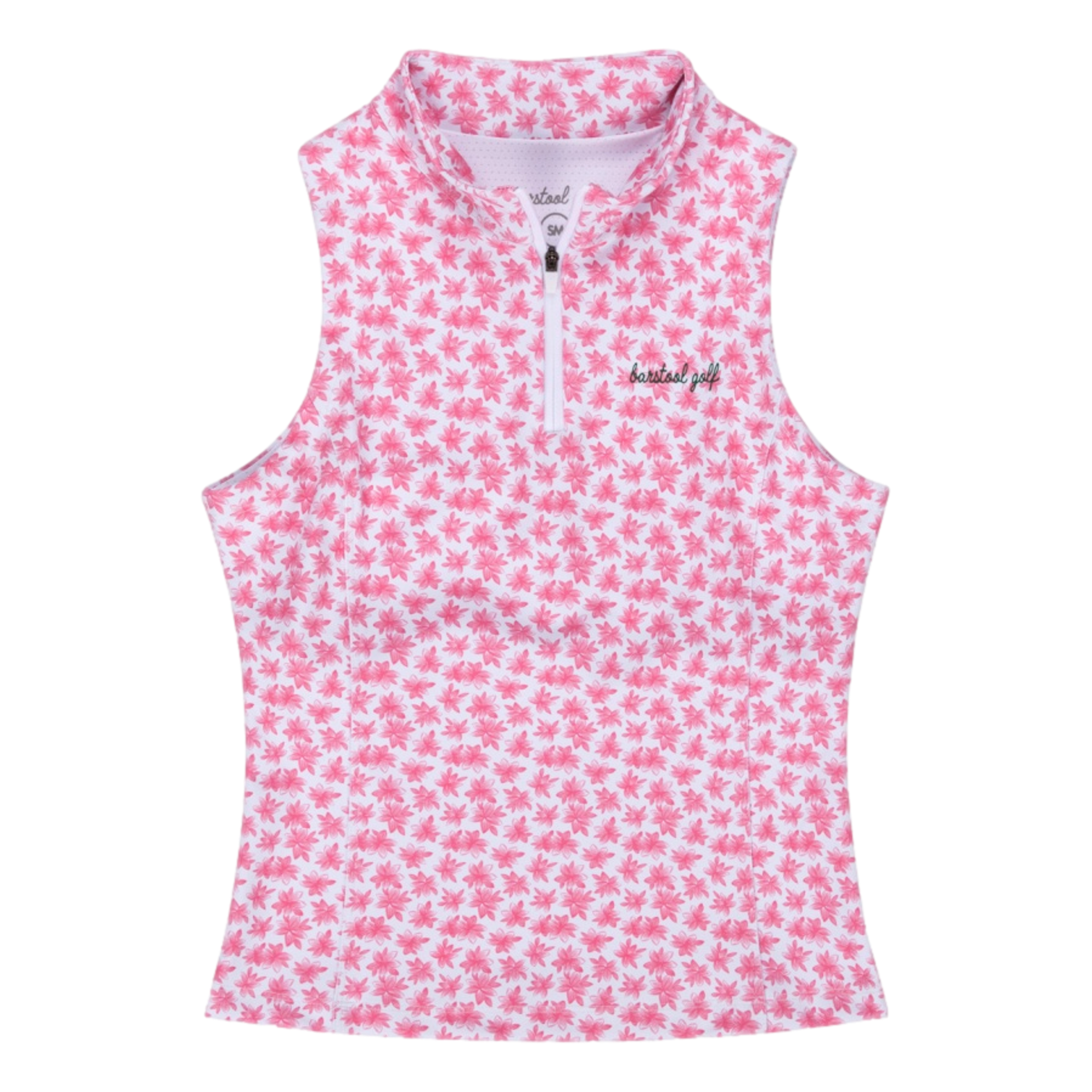 Quarter Zip Tank Women's Sleeveless Golf Shirt