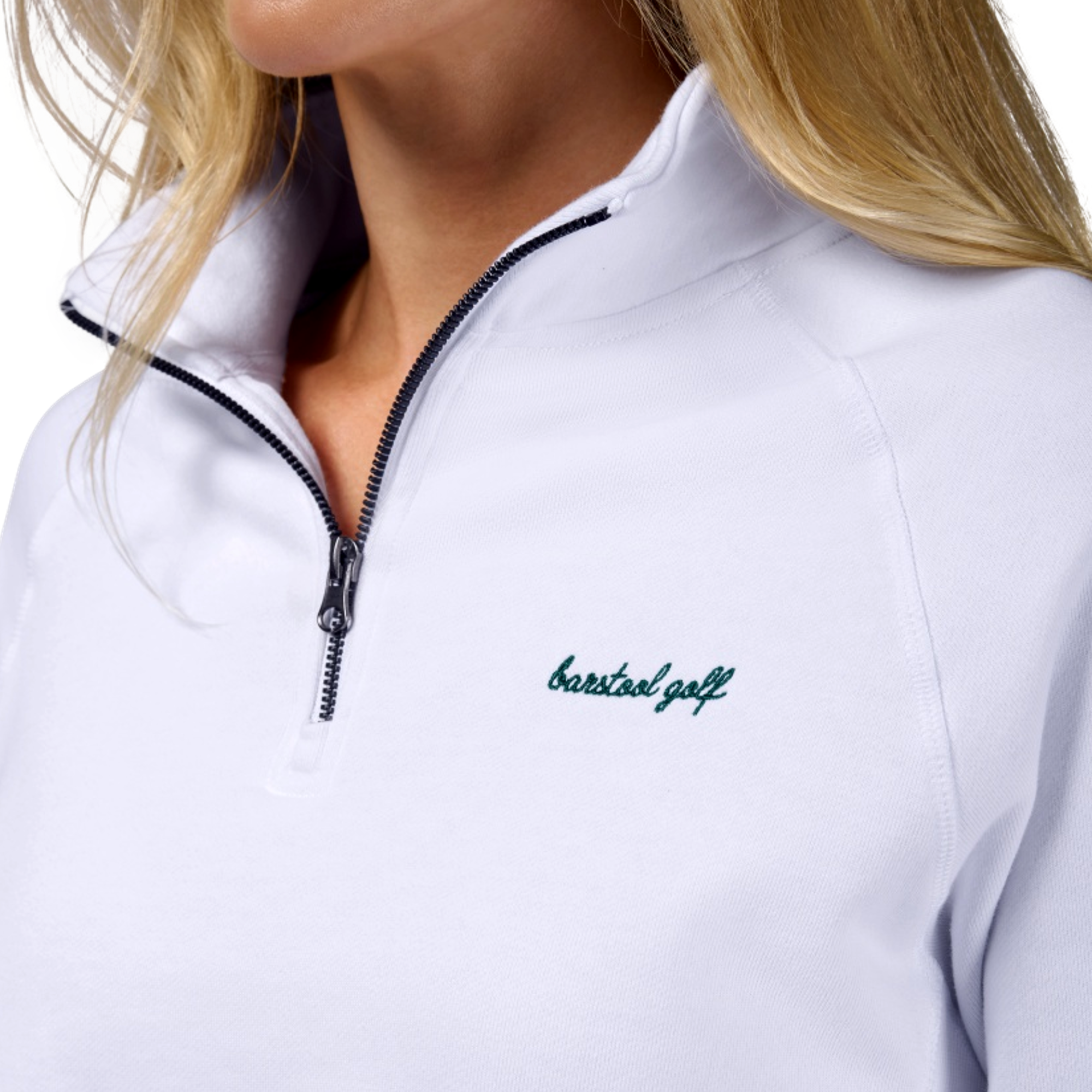 Sporty Solid Women's Golf Quarter Zip