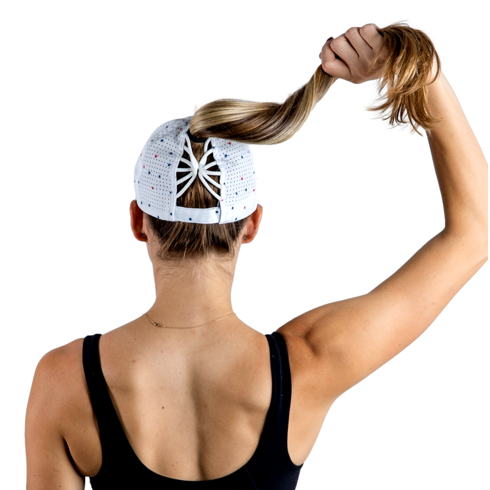 SP25: Sun Goddess R/W/B Stars Hat