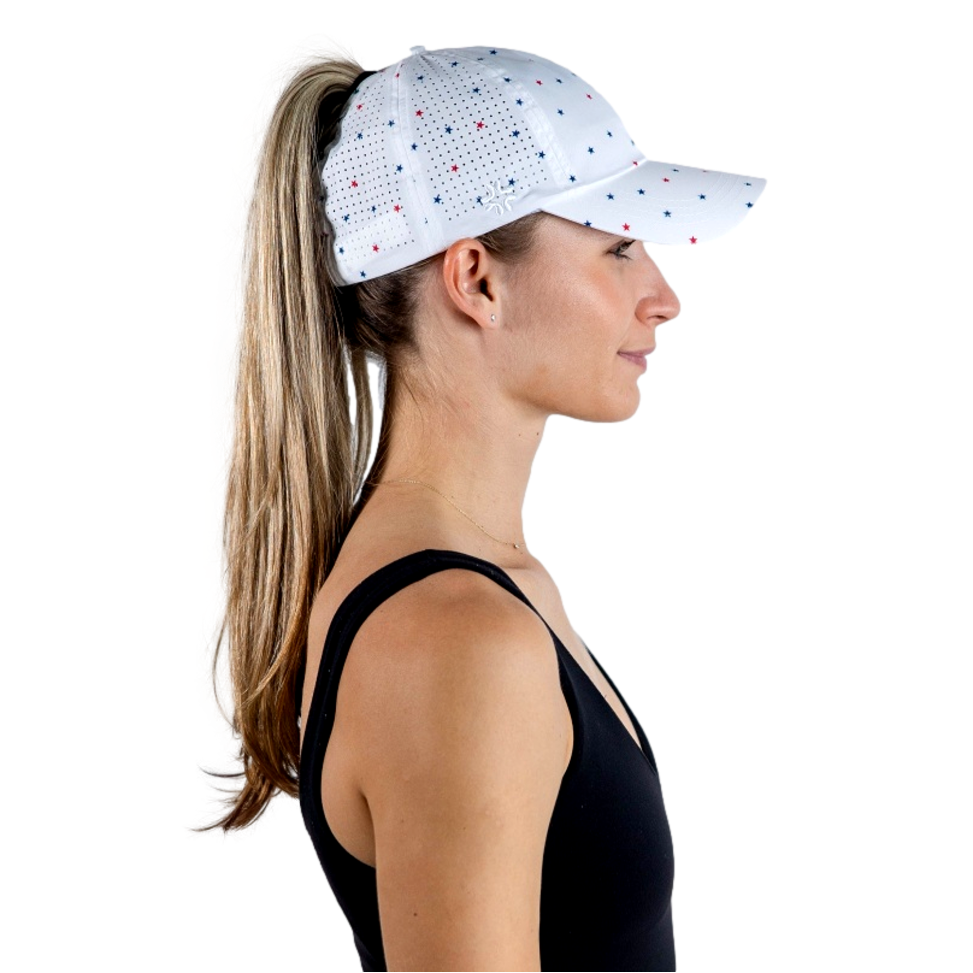 SP25: Sun Goddess R/W/B Stars Hat