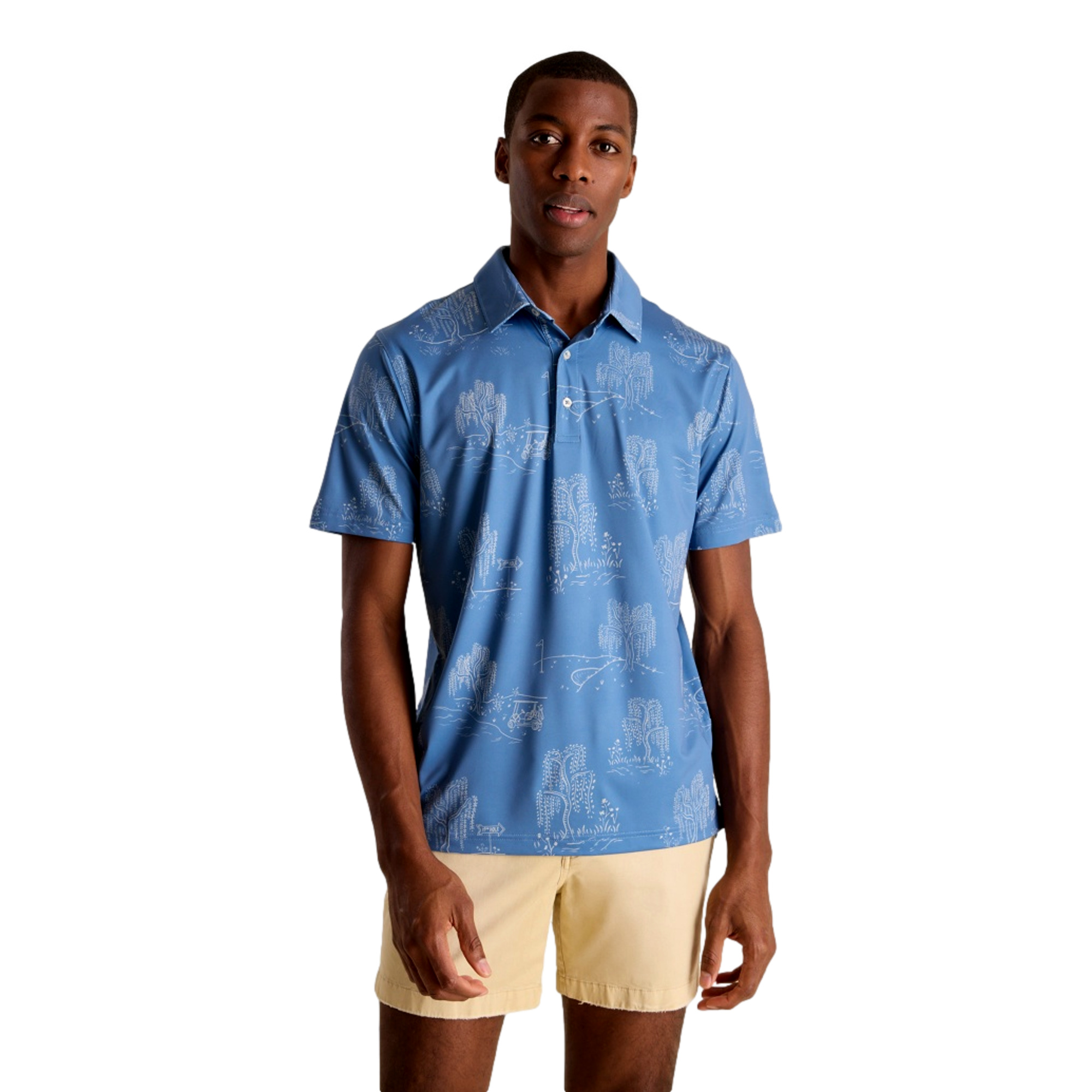 The Golf Course Willow Polo Shirt