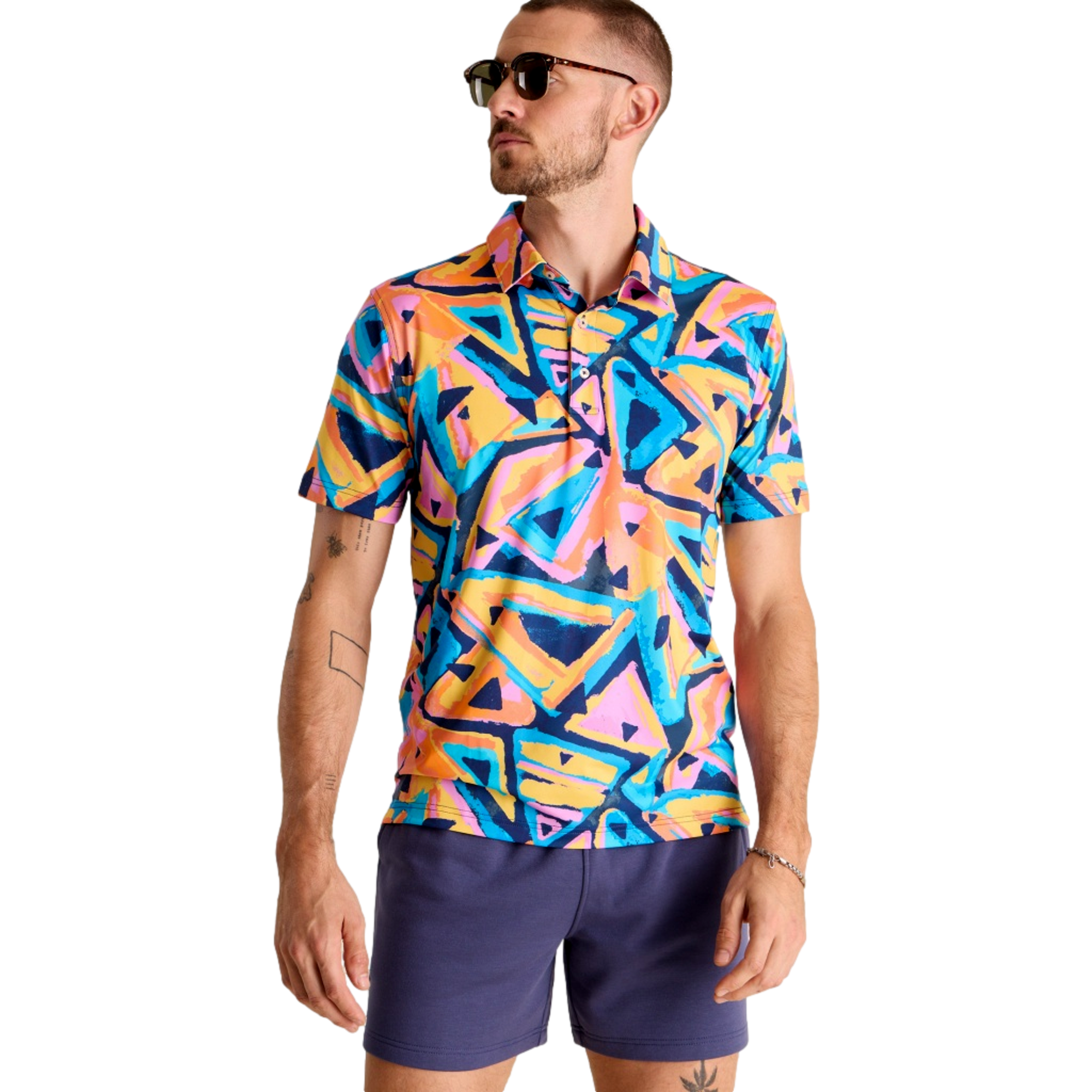 The Exploding Nacho Men's Golf Polo Shirt