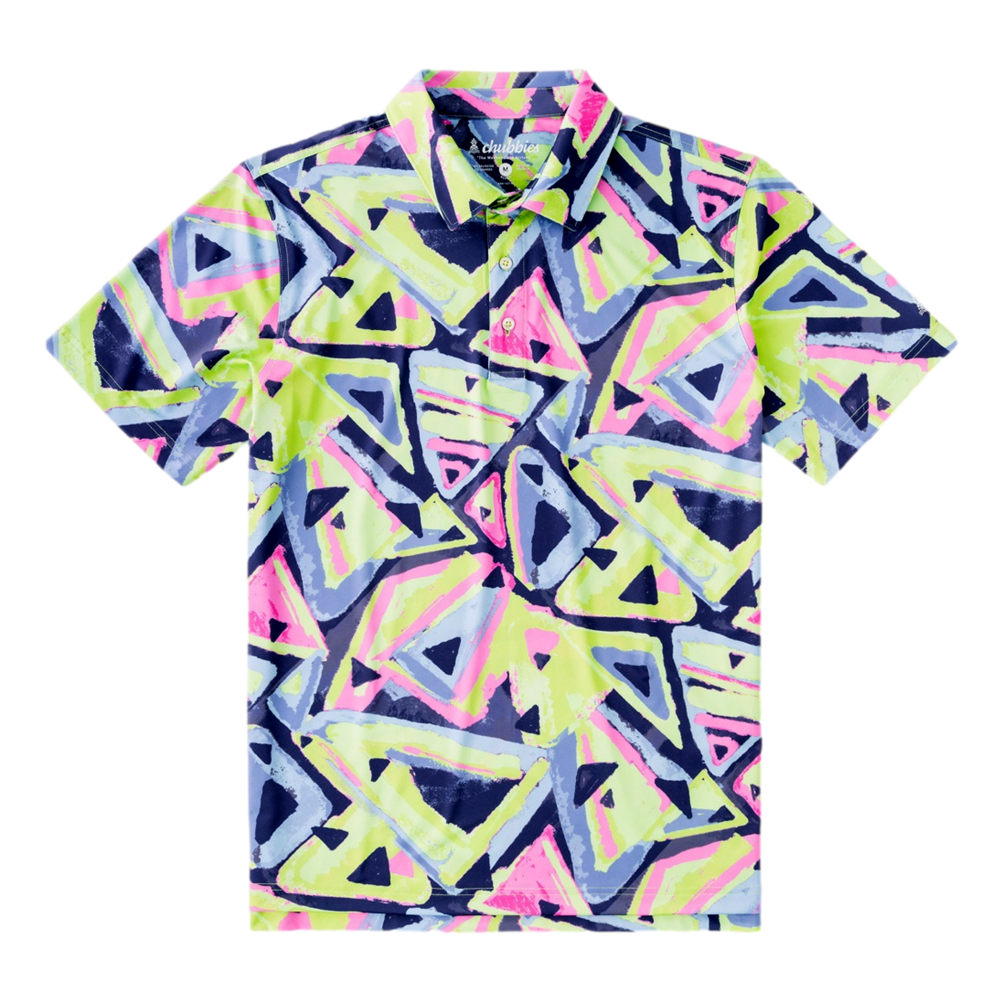 The Retro Exploding Nacho Men's Golf Polo Shirt