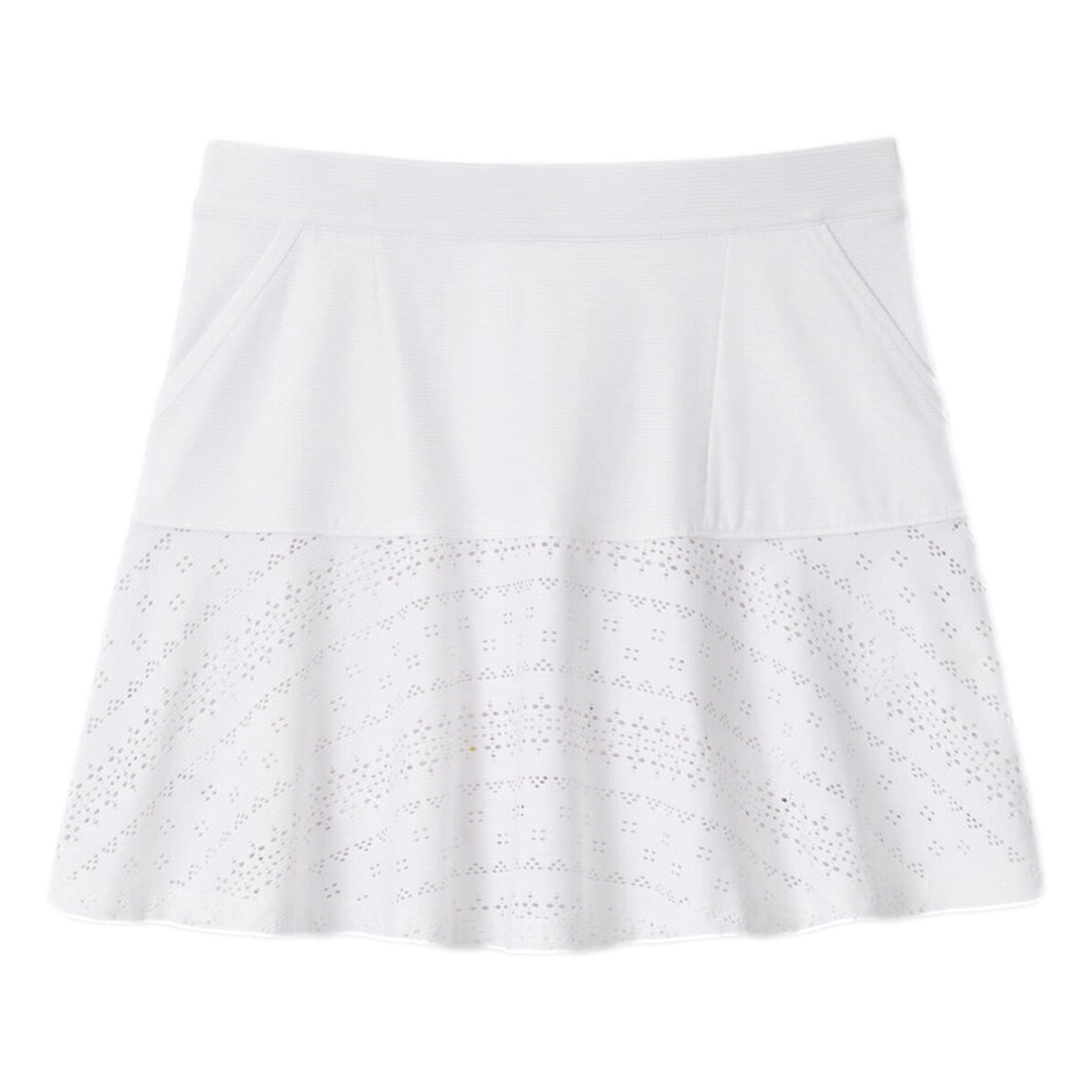 Francoise Eyelet Women's 16" Golf Skort